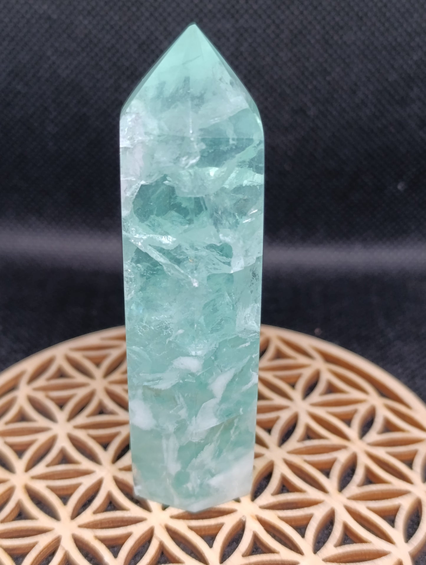 Pointe Fluorite verte - Qualité AA+