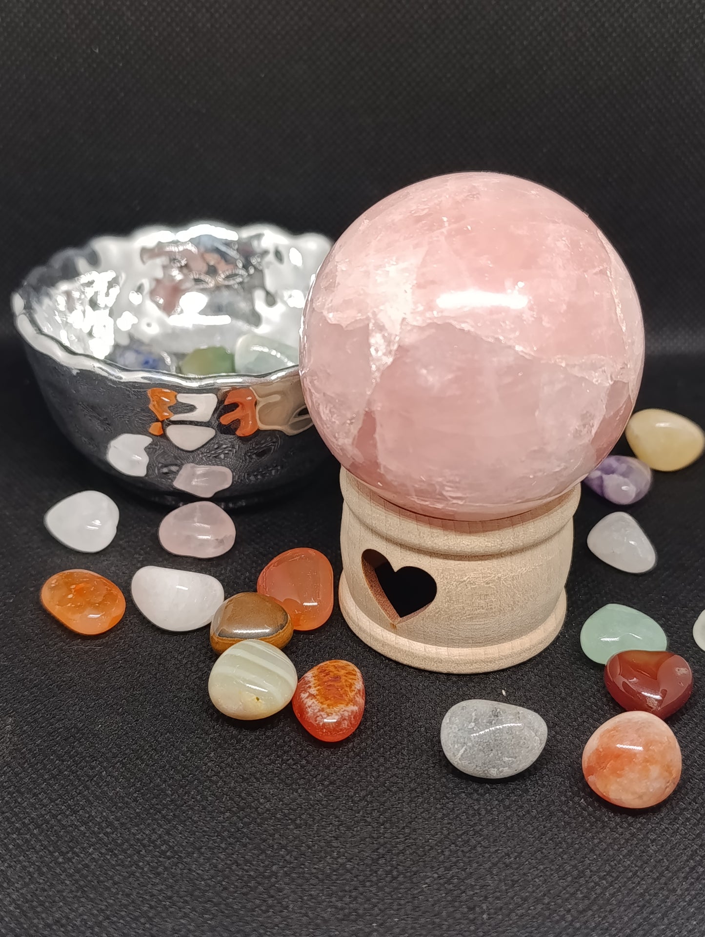 Sphère en Quartz rose - 285gr