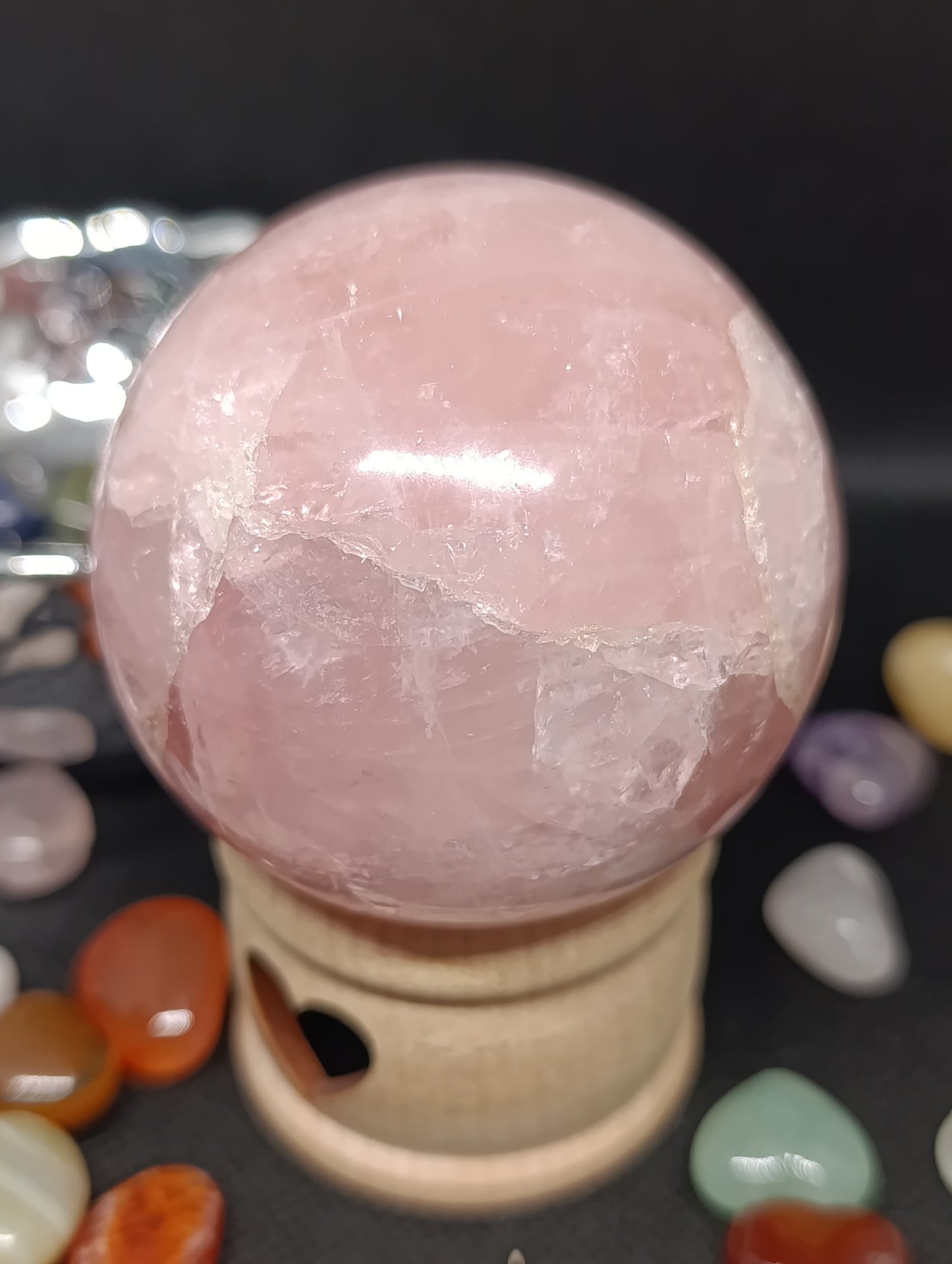 Sphère en Quartz rose - 285gr