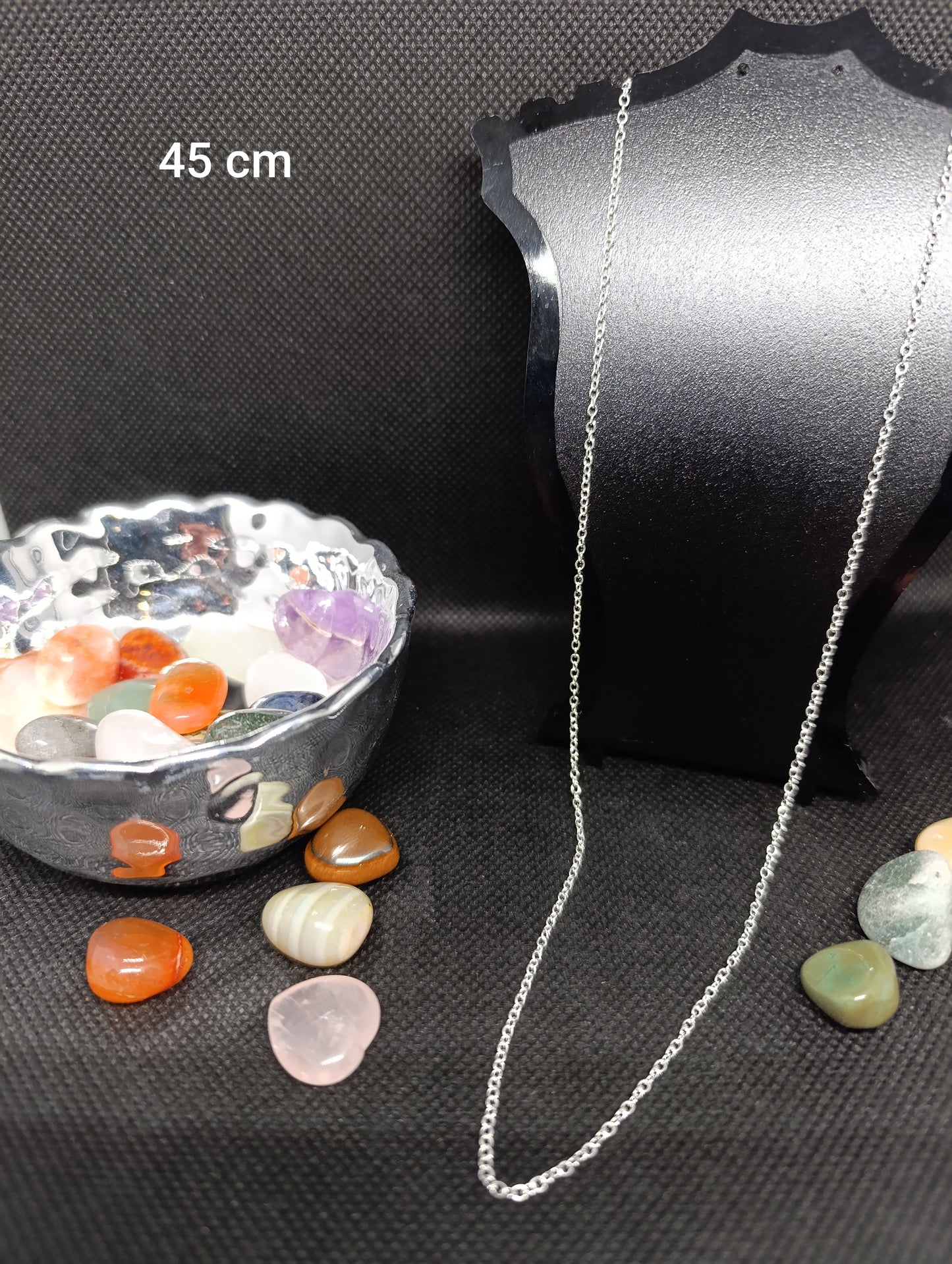 Pendentif goutte Rhodonite