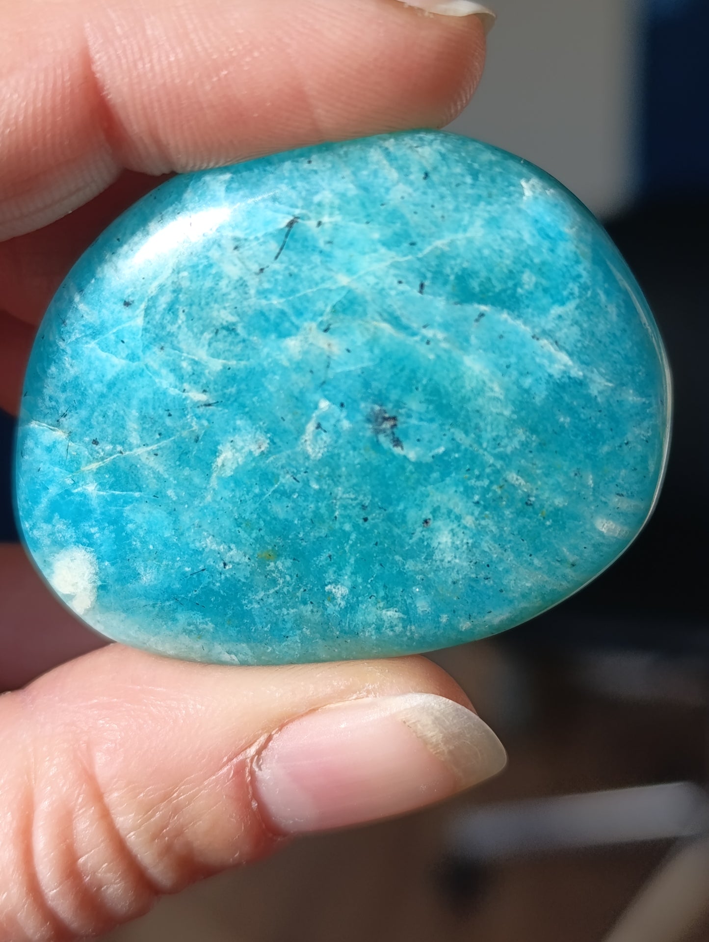 Pierre plate Amazonite