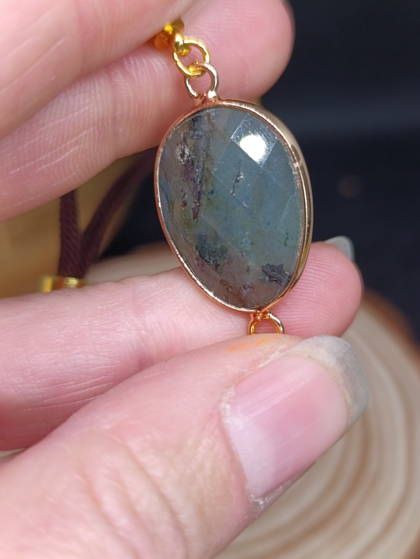 Bracelet réglable Labradorite