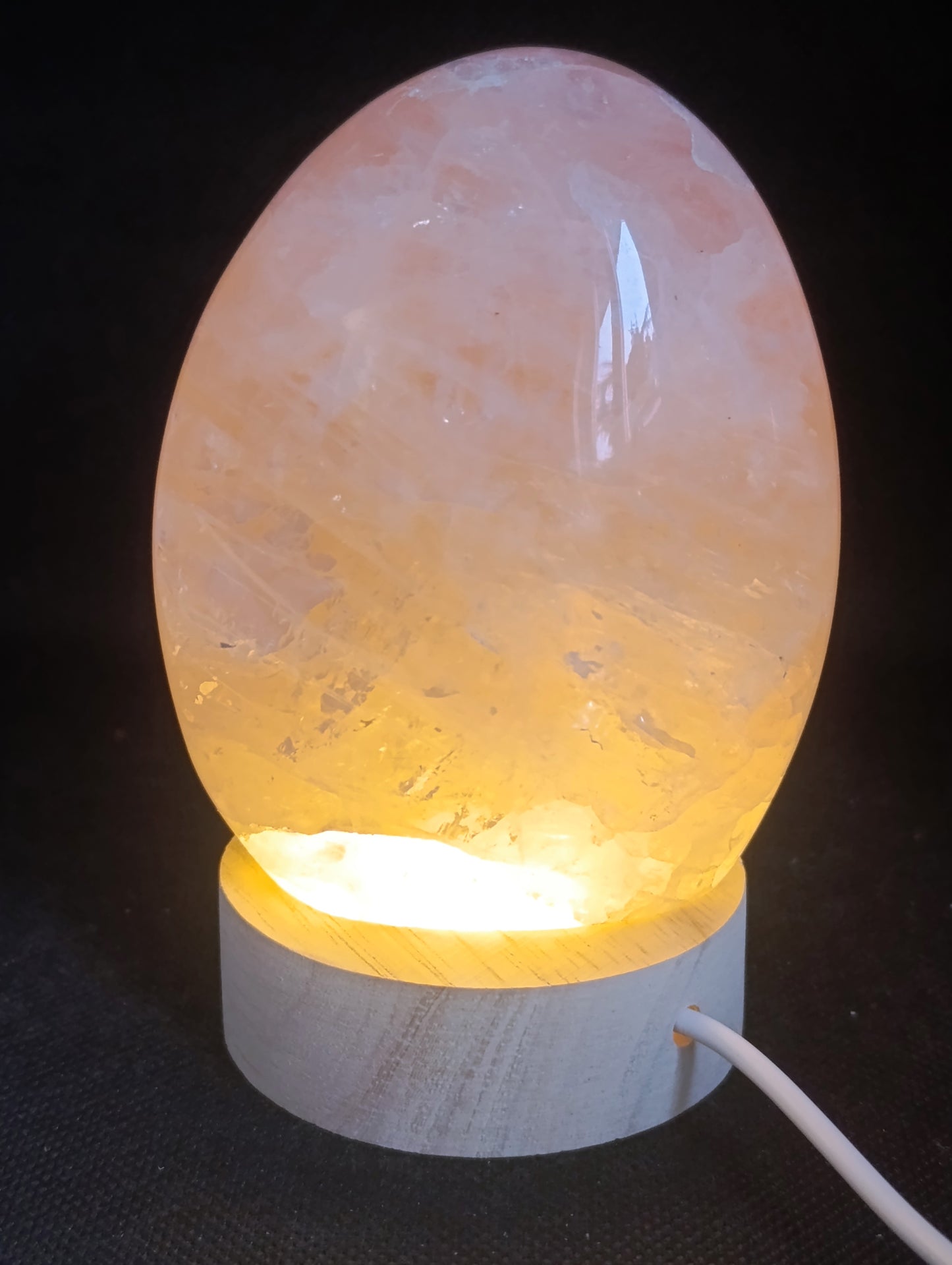 Socle lumineux pour minéraux - 8cm