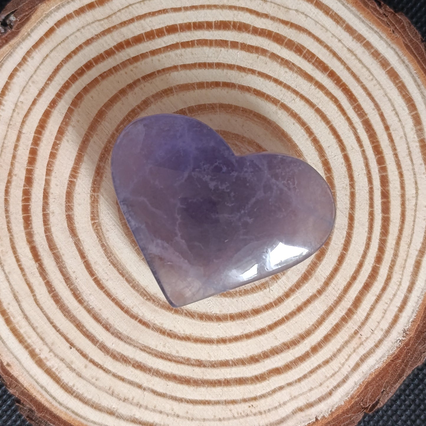Cœur Fluorite bleue - Qualité AAA