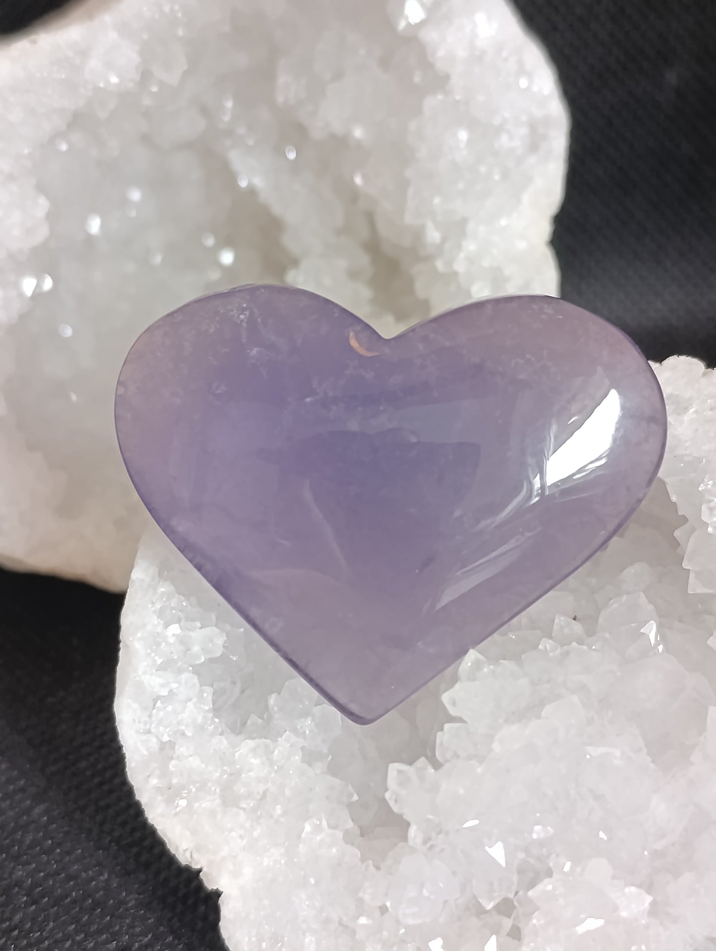 Cœur Fluorite bleue - Qualité AAA