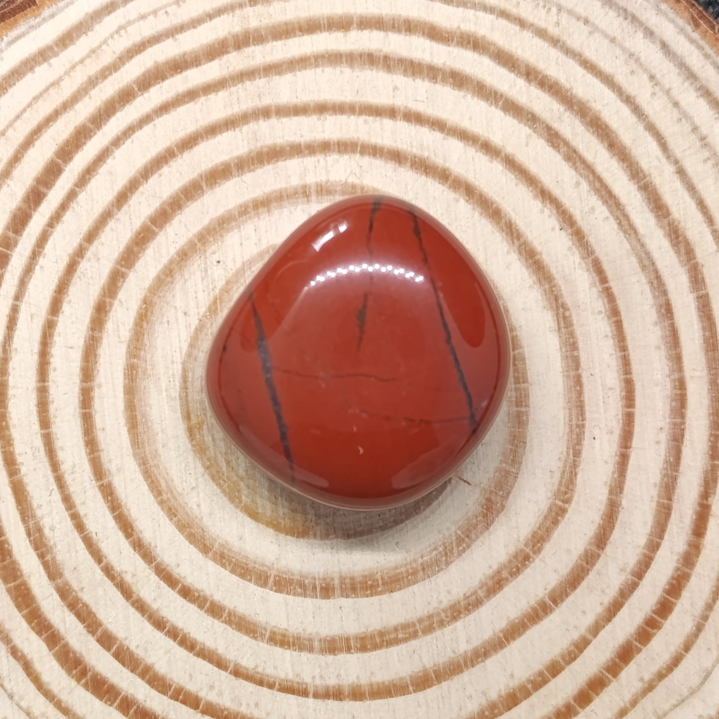 Pierre roulée ronde Jaspe rouge