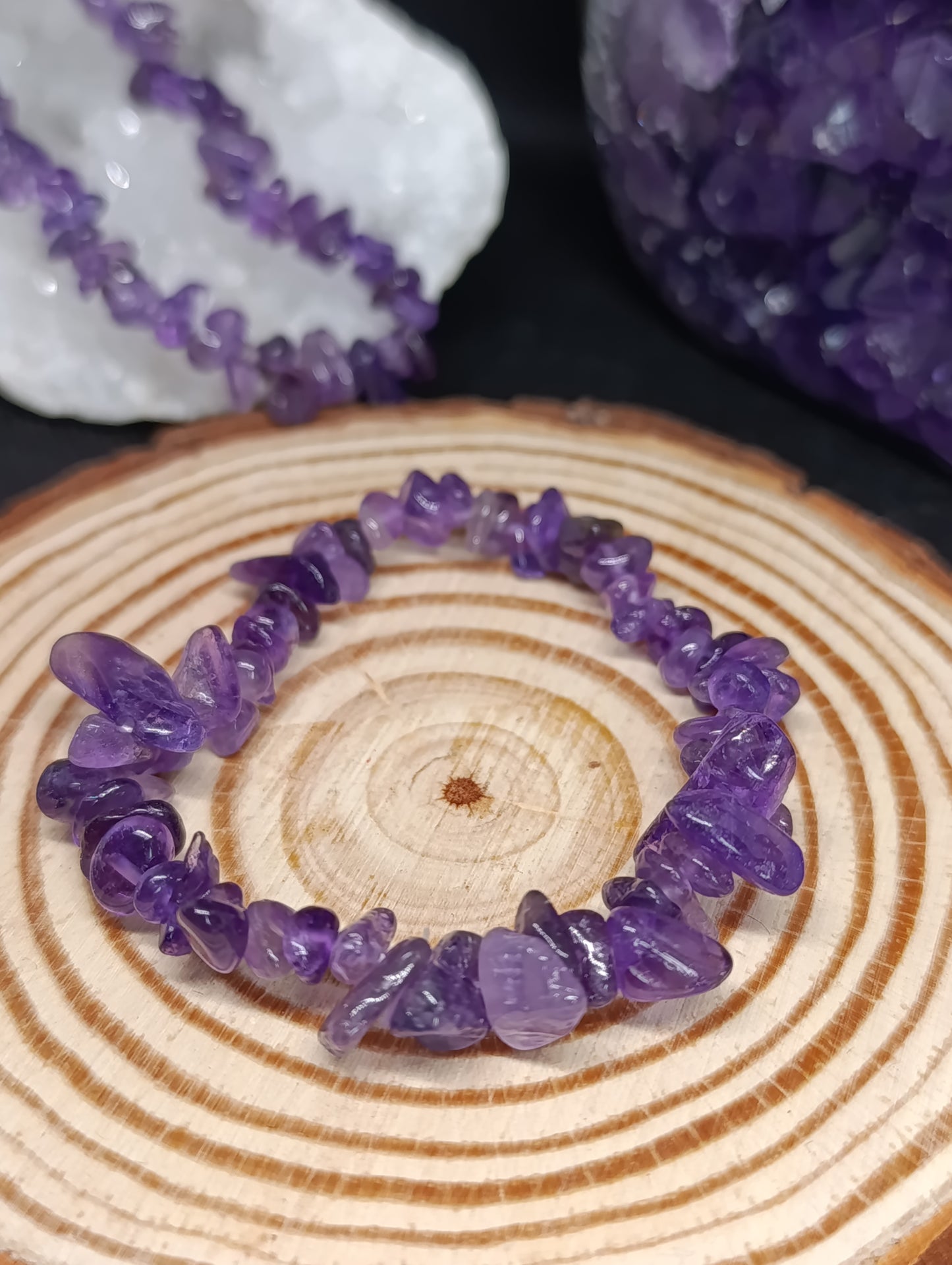 Bracelet baroque Améthyste - Qualité AA