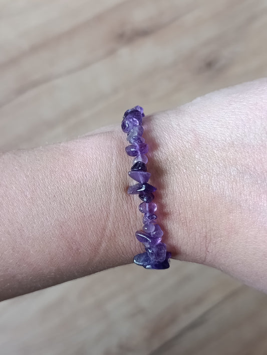 Bracelet baroque Améthyste - Qualité AA