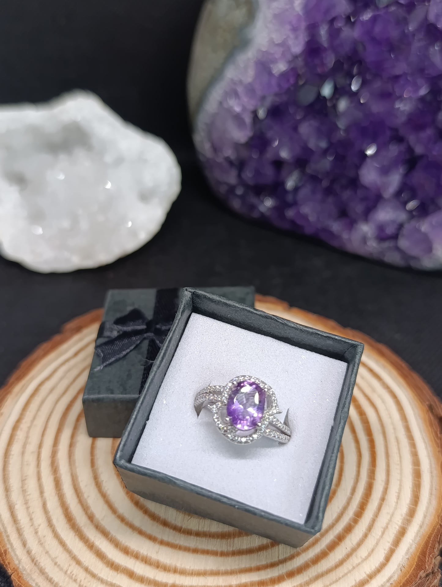 Bague Elyria - Argent 925 rhodié - Qualité AAA
