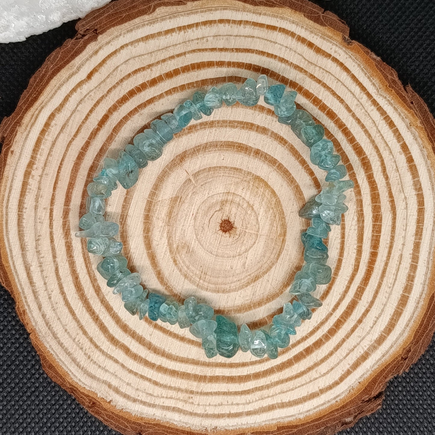 Bracelet baroque Apatite bleue - Qualité AA