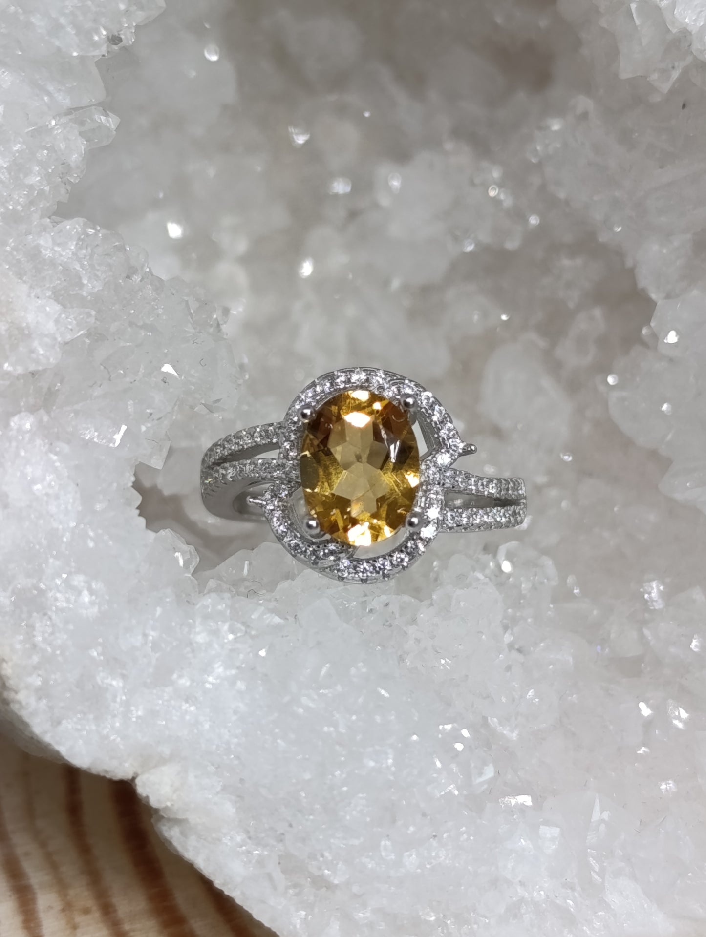 Bague Elyria - Argent 925 rhodié - Qualité AAA
