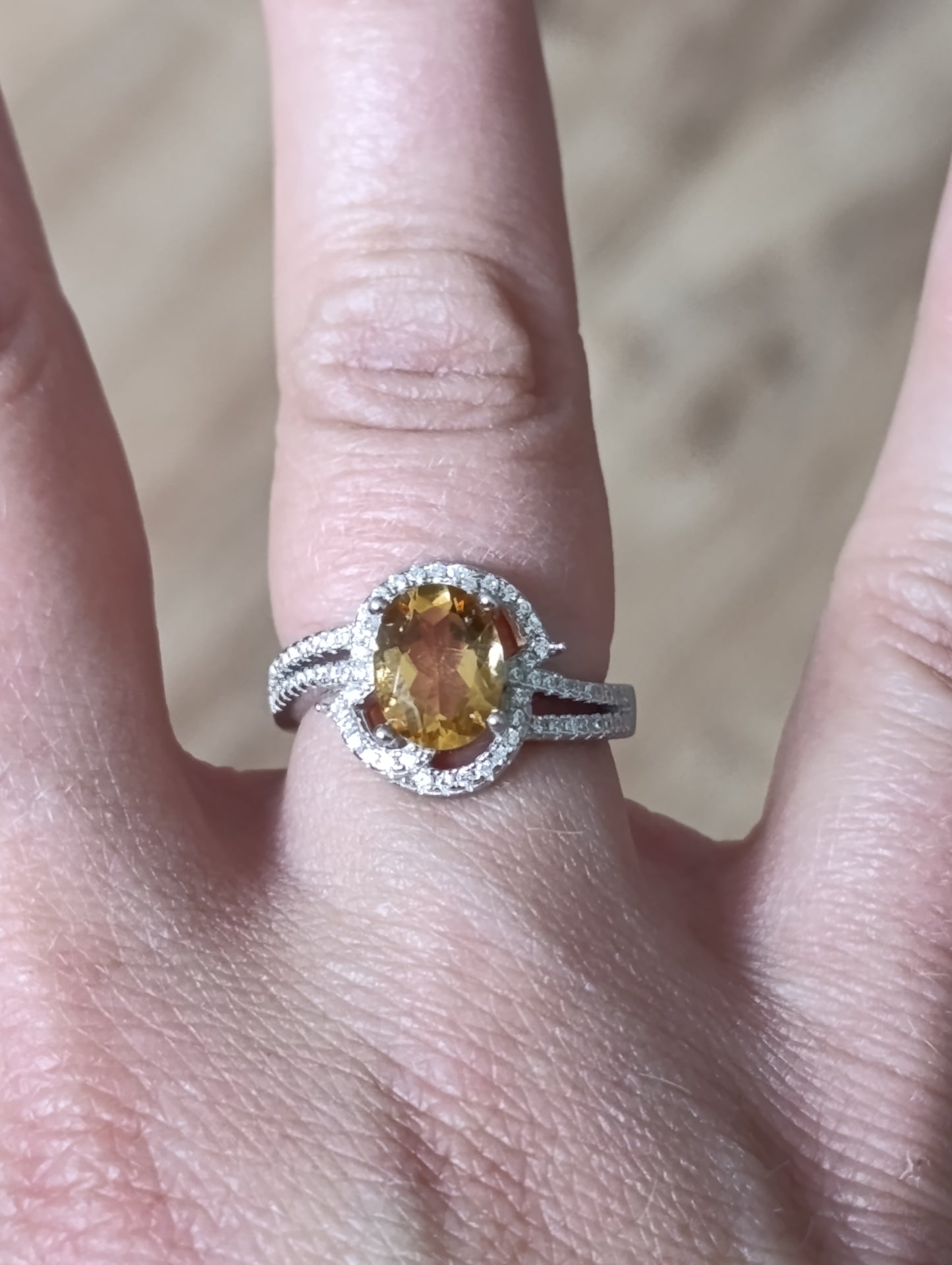 Bague Elyria - Argent 925 rhodié - Qualité AAA