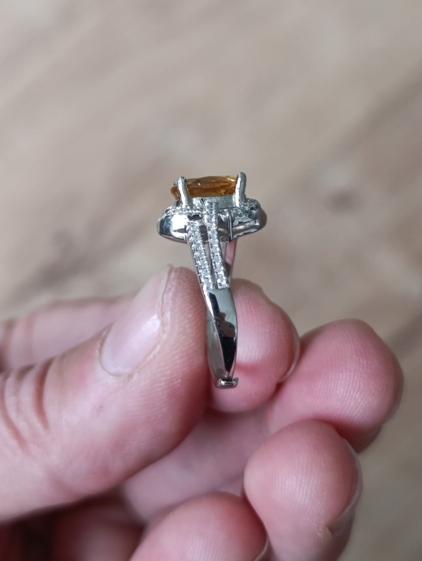 Bague Elyria - Argent 925 rhodié - Qualité AAA
