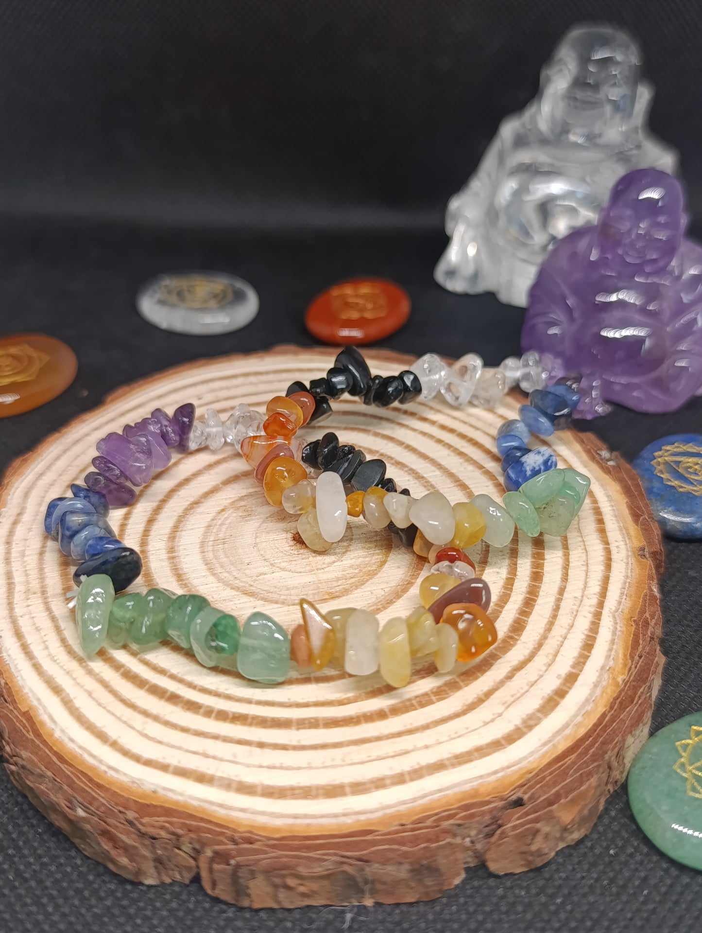 Bracelet baroque 7 chakras