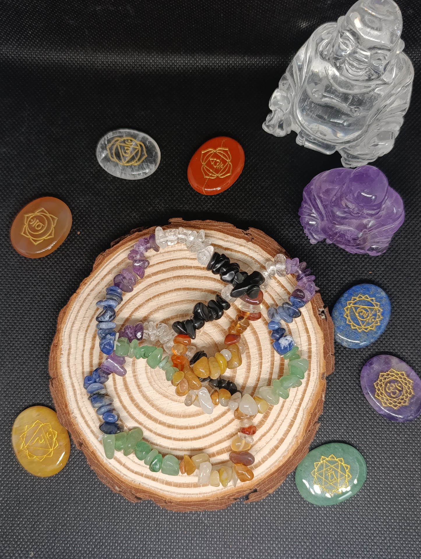 Bracelet baroque 7 chakras