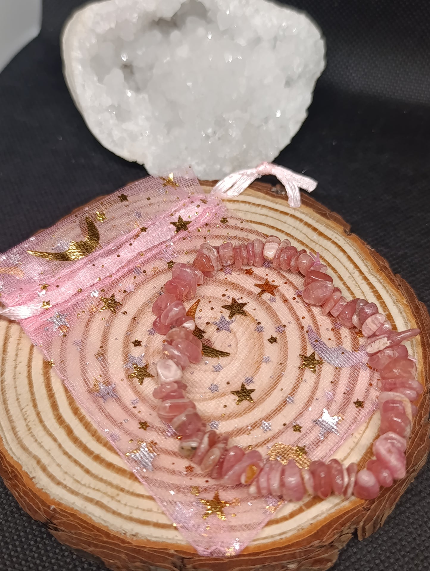 Bracelet baroque Rhodochrosite - Qualité AA