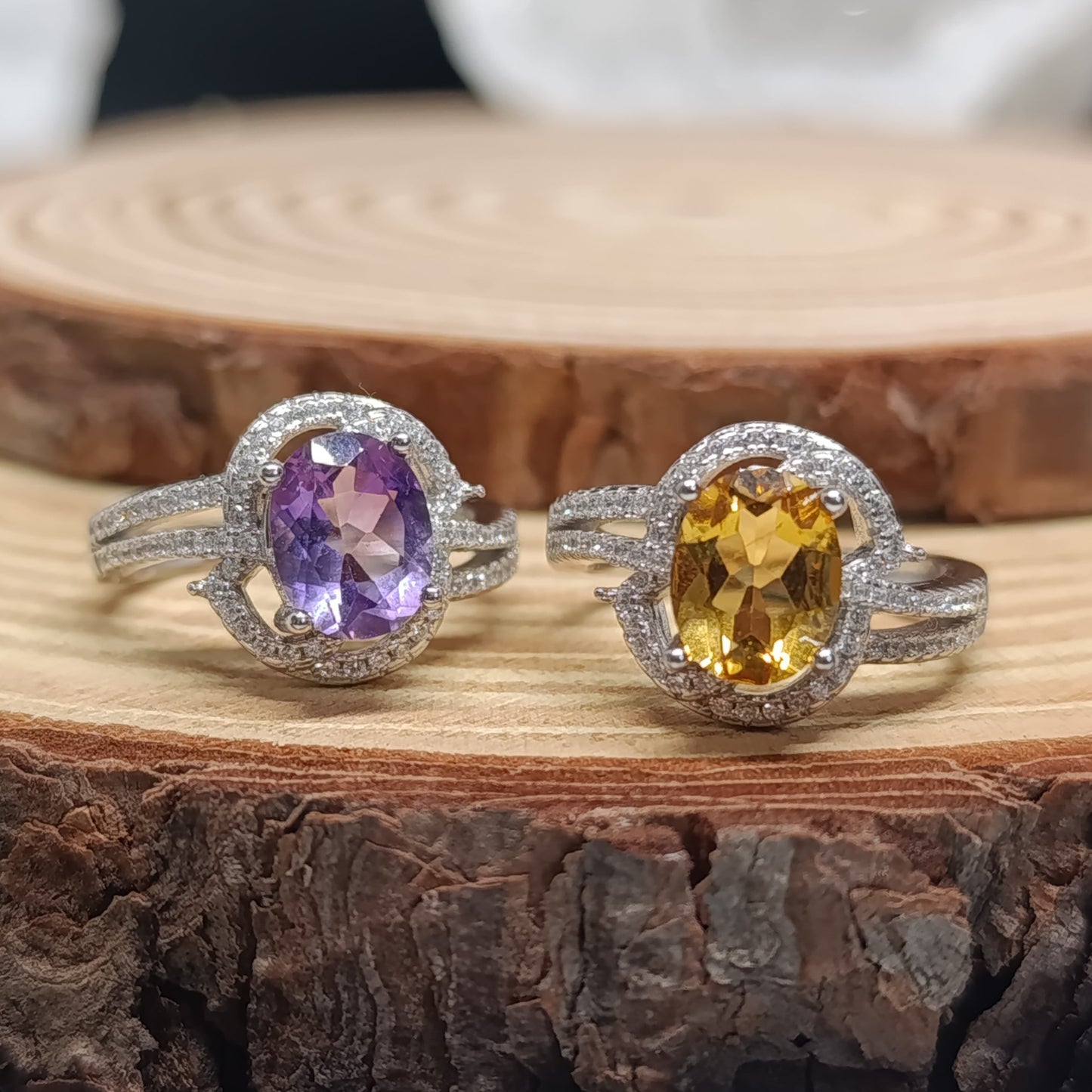 Bague Elyria - Argent 925 rhodié - Qualité AAA