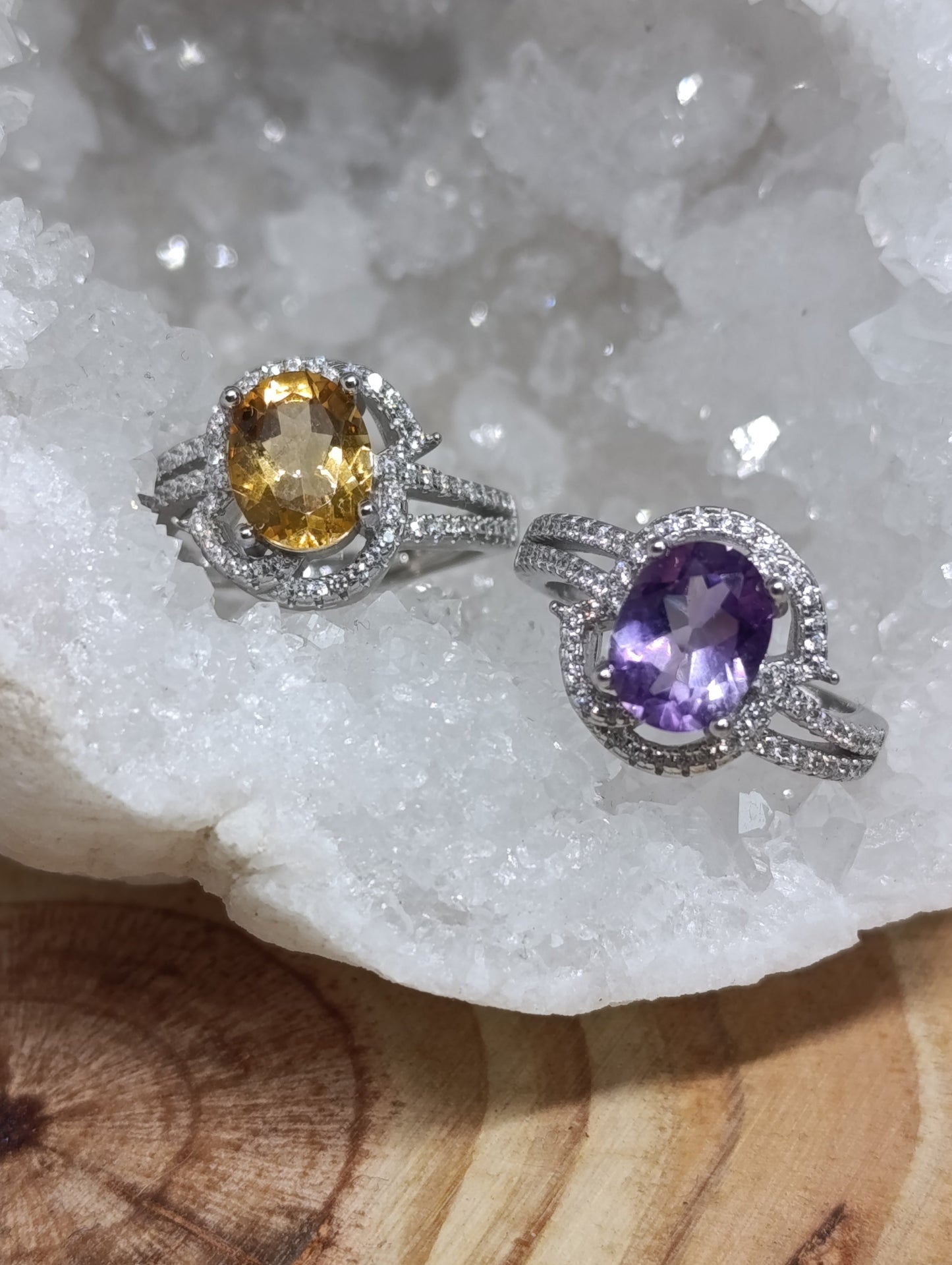 Bague Elyria - Argent 925 rhodié - Qualité AAA