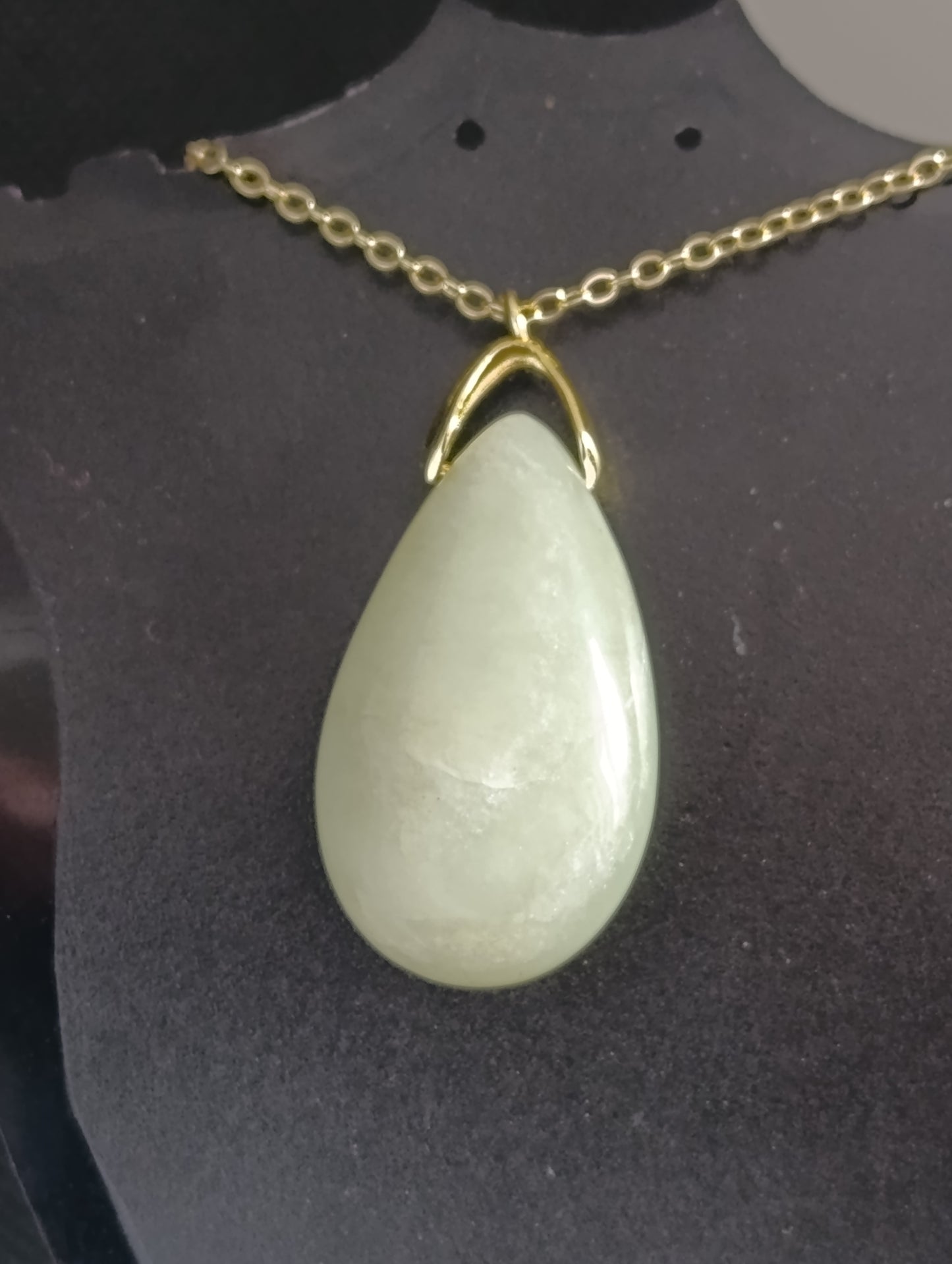 Collier goutte ronde - Chaine 60cm