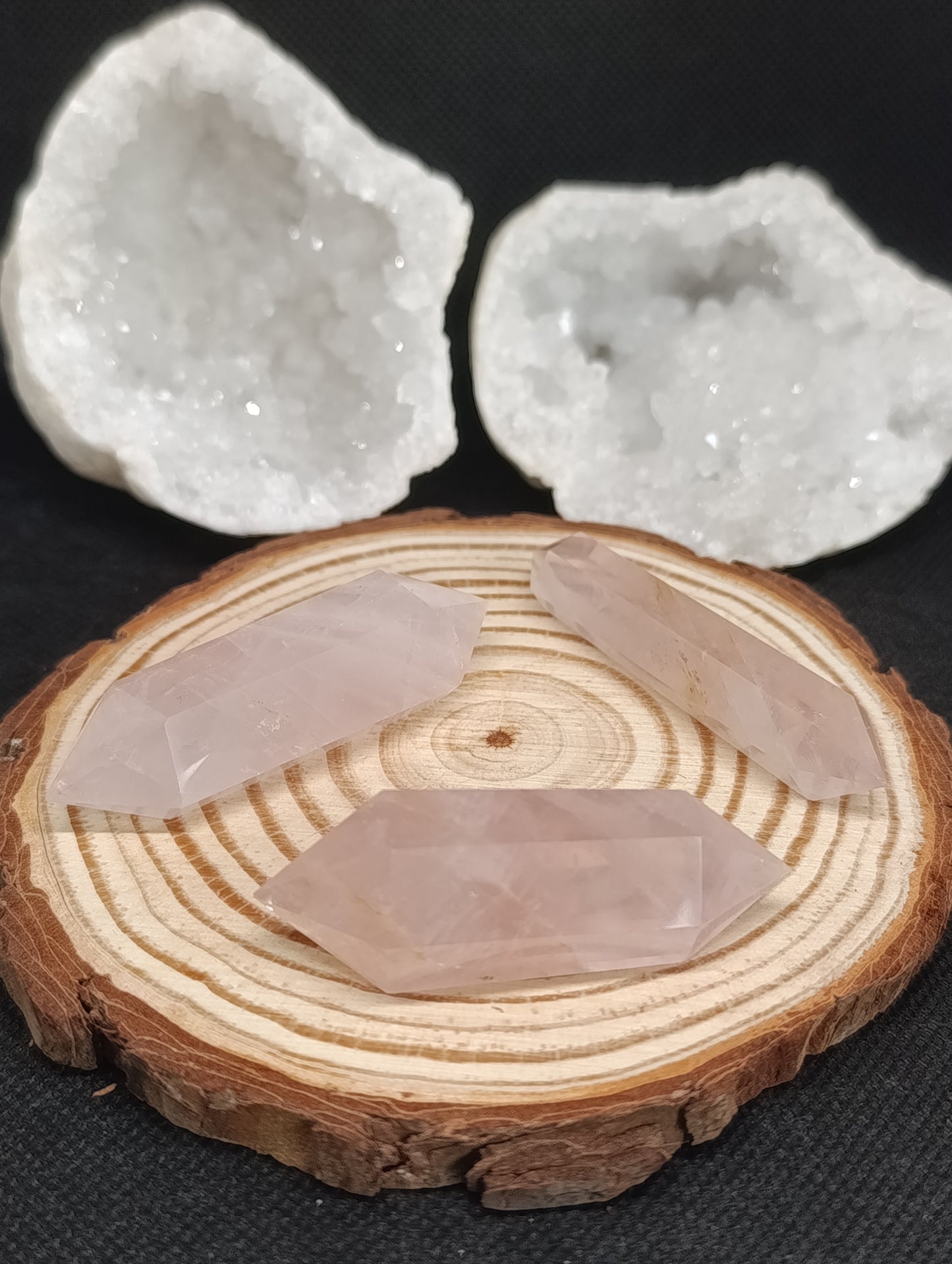 Pointe Quartz rose- Qualité AA