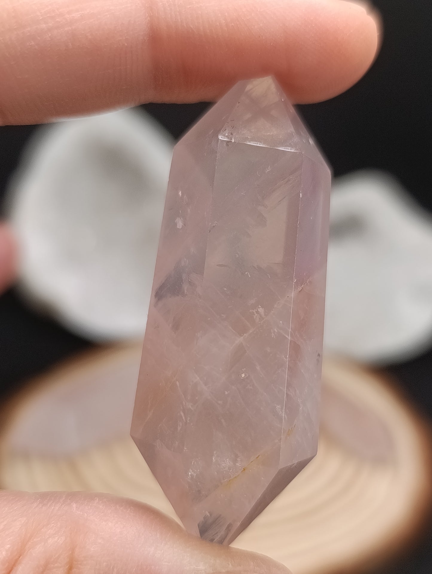 Pointe Quartz rose- Qualité AA