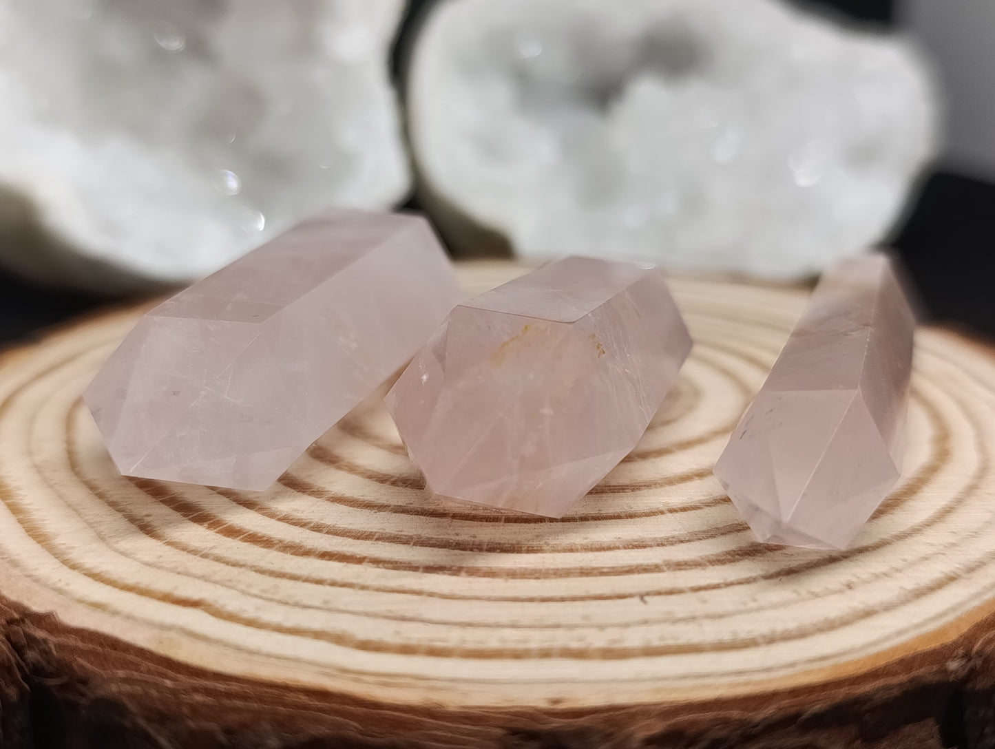Pointe Quartz rose- Qualité AA