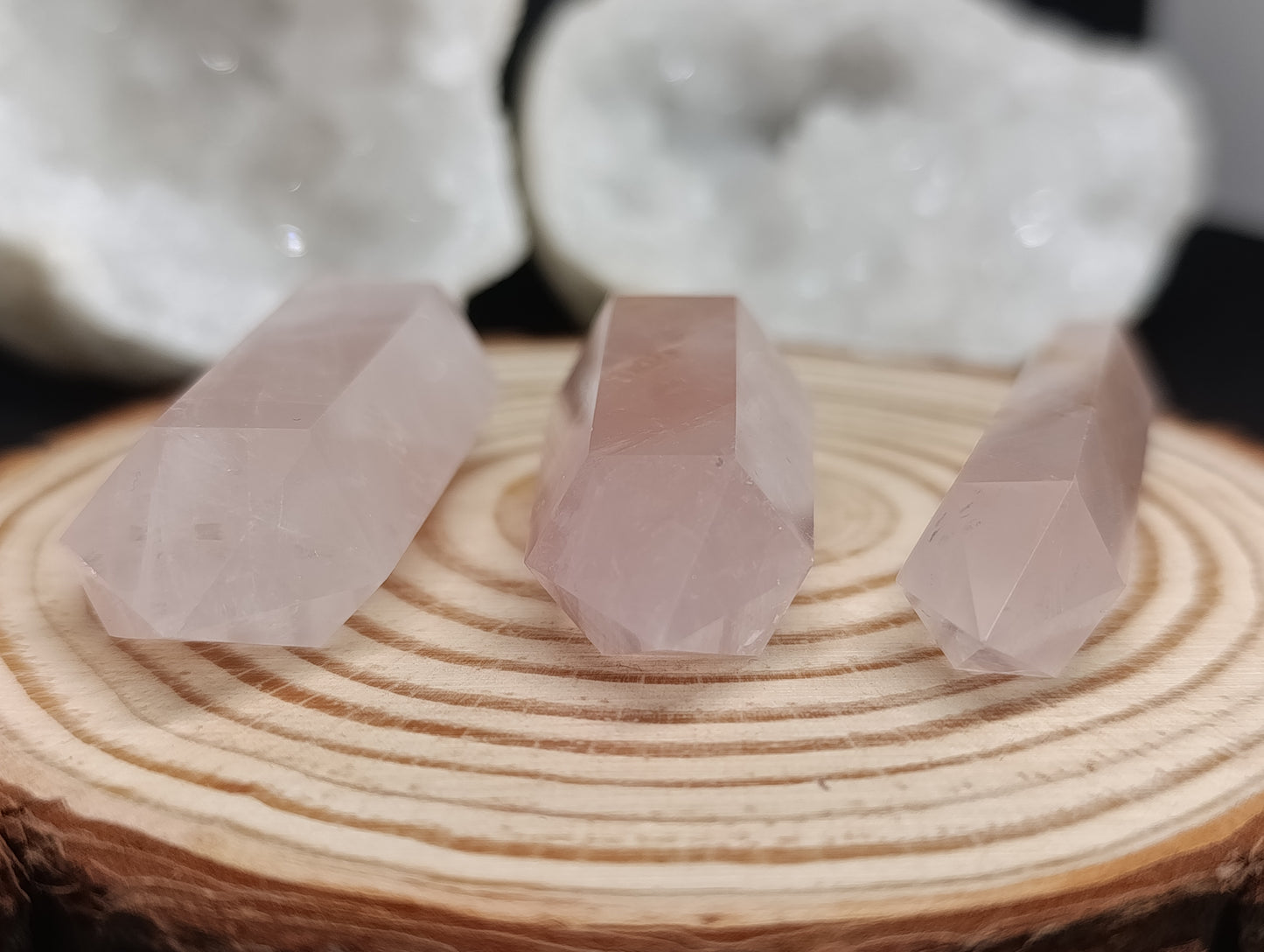 Pointe Quartz rose- Qualité AA