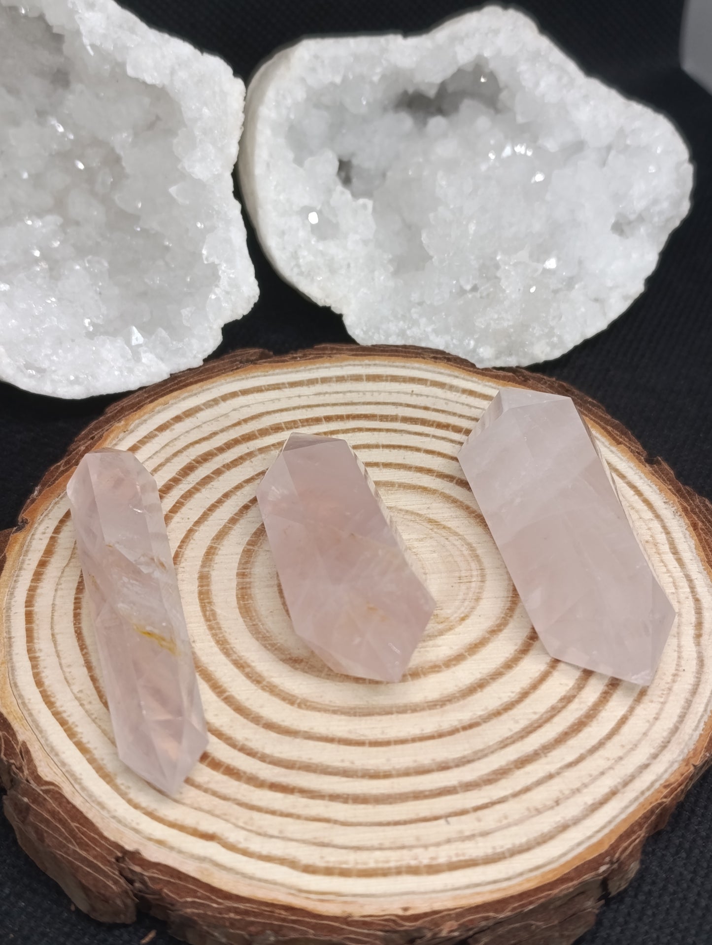 Pointe Quartz rose- Qualité AA