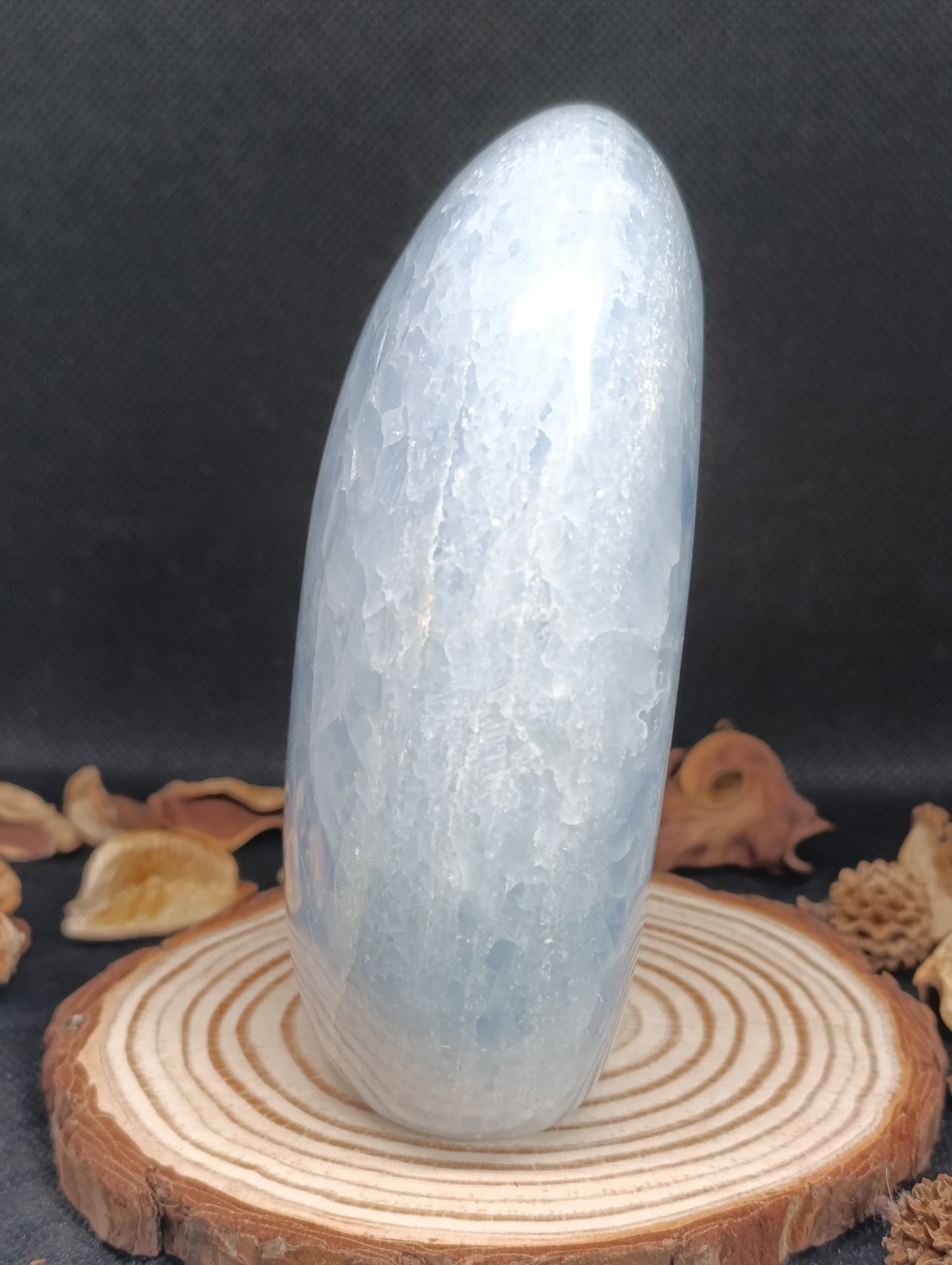 Forme libre Calcite bleue - 814gr