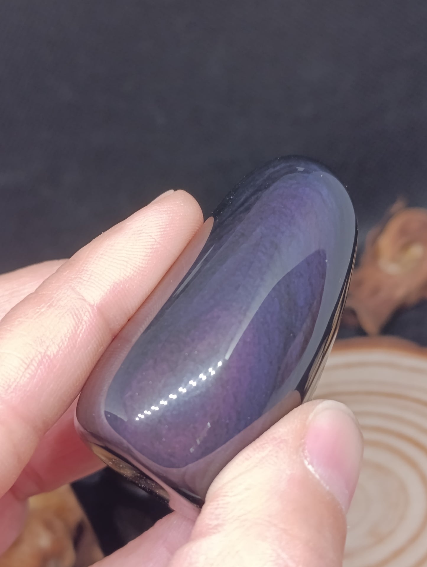 Forme libre Obsidienne œil céleste - Qualité AA