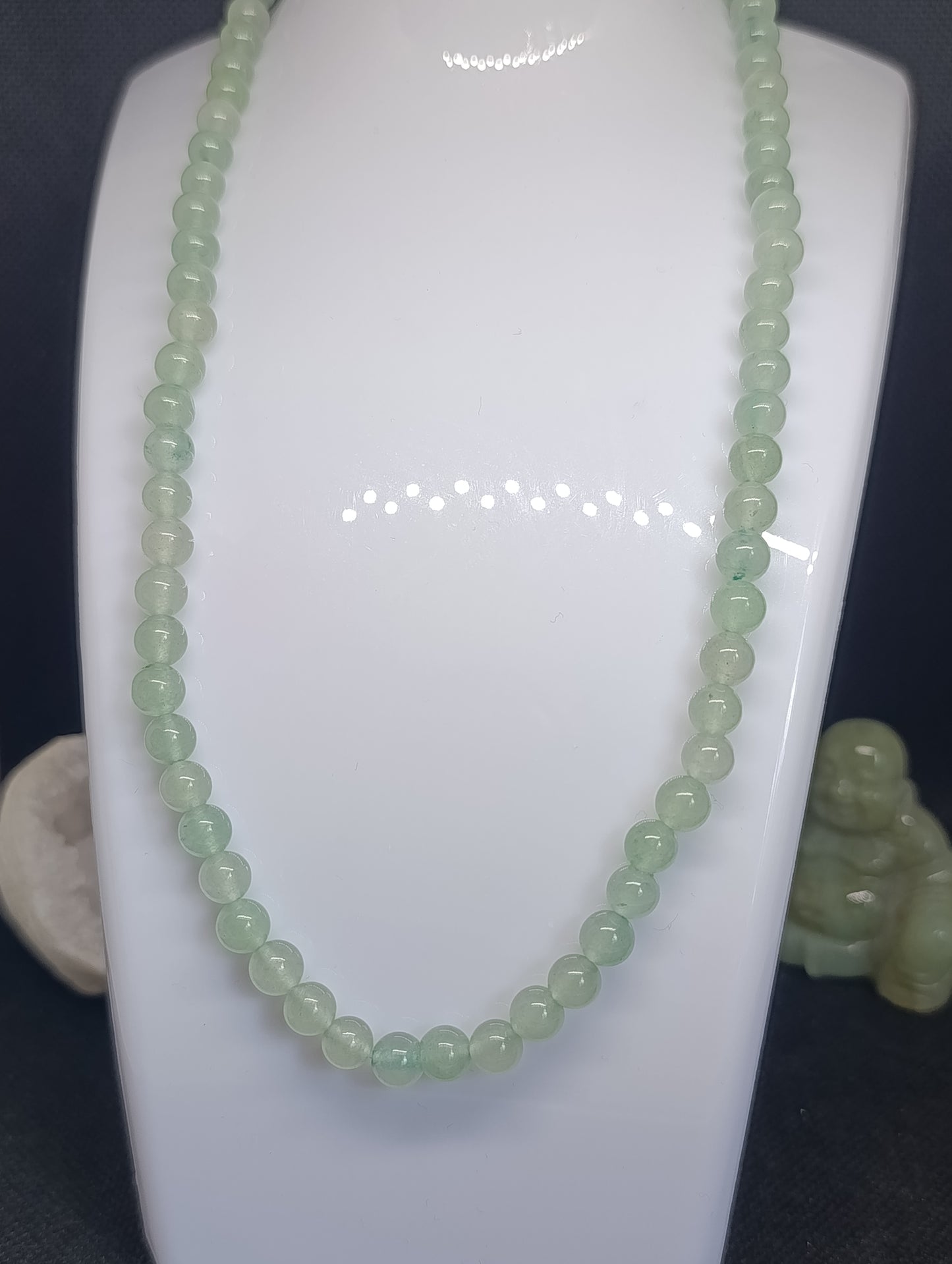 Collier boule Aventurine verte 6mm