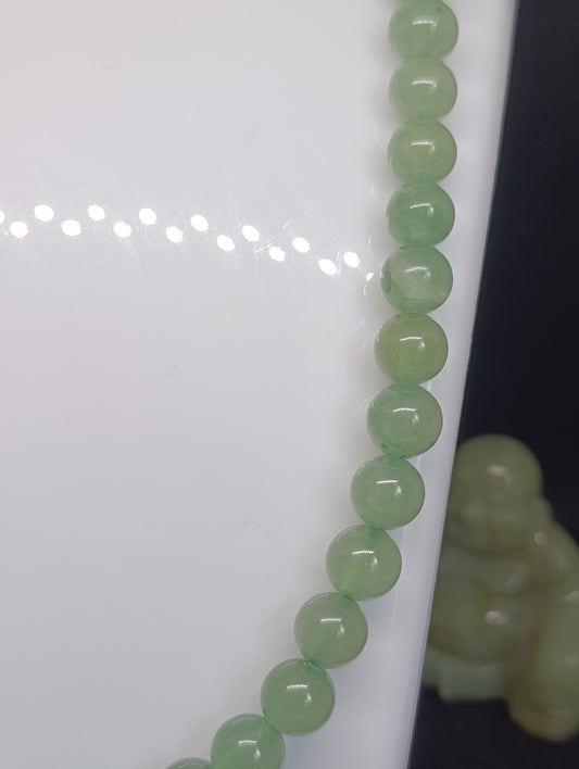 Collier boule Aventurine verte 8mm