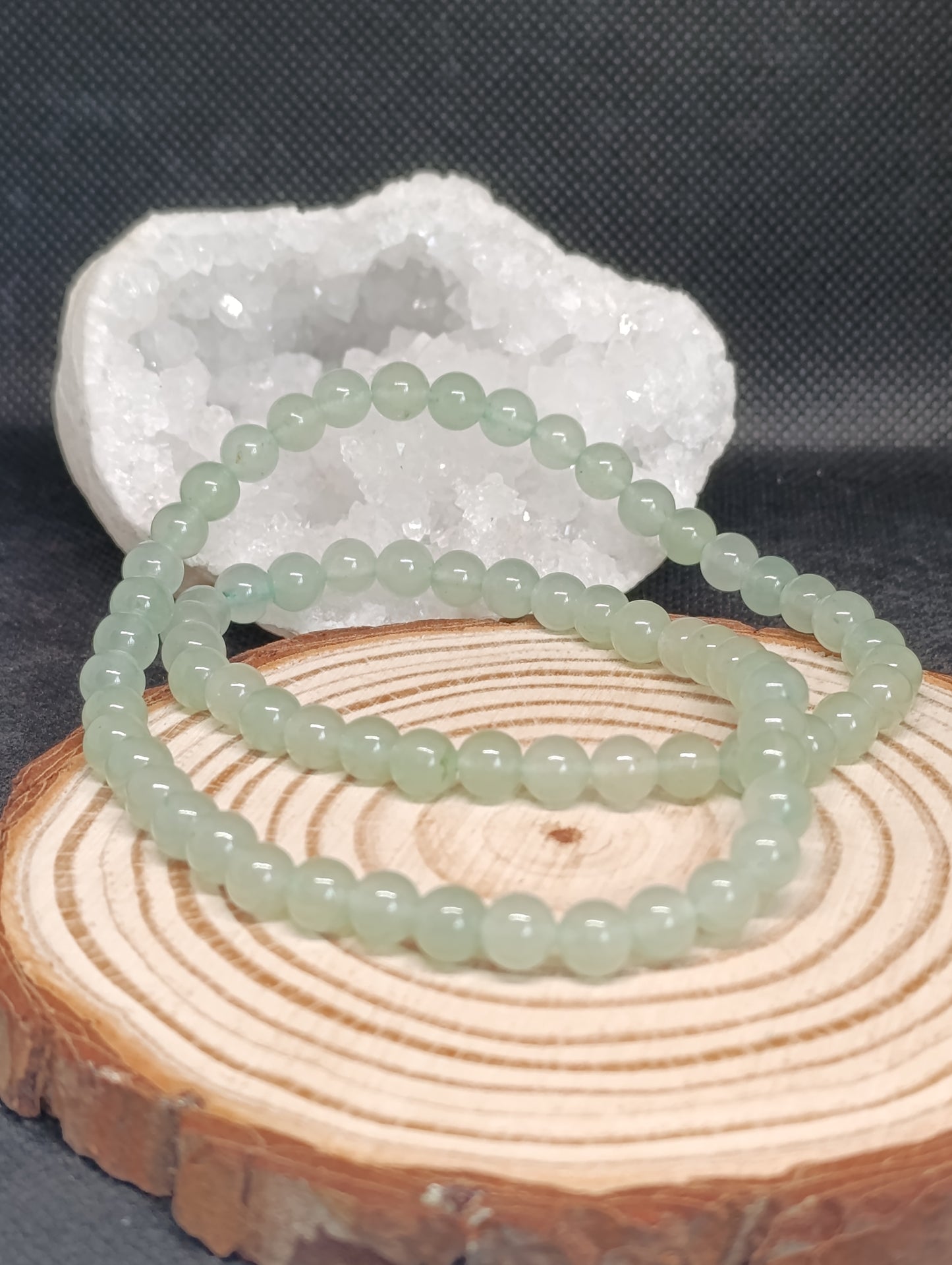 Collier boule Aventurine verte 6mm