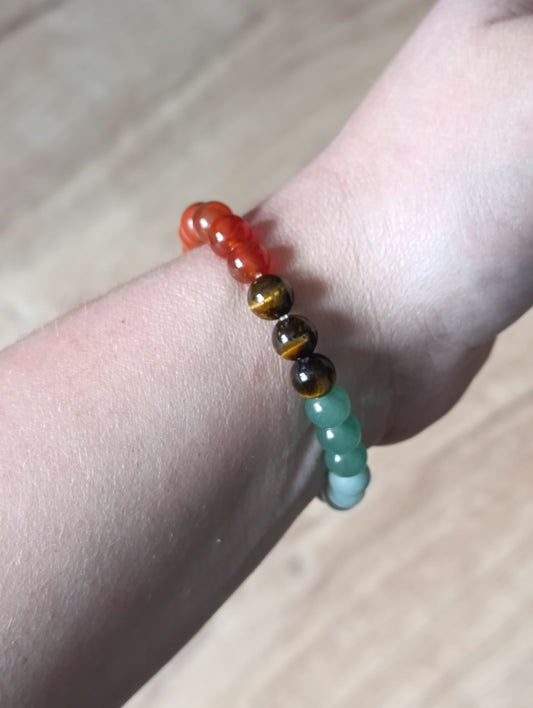 Bracelet boule 7 chakras 8mm