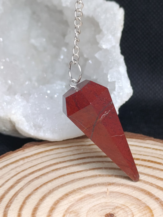 Pendule Jaspe rouge