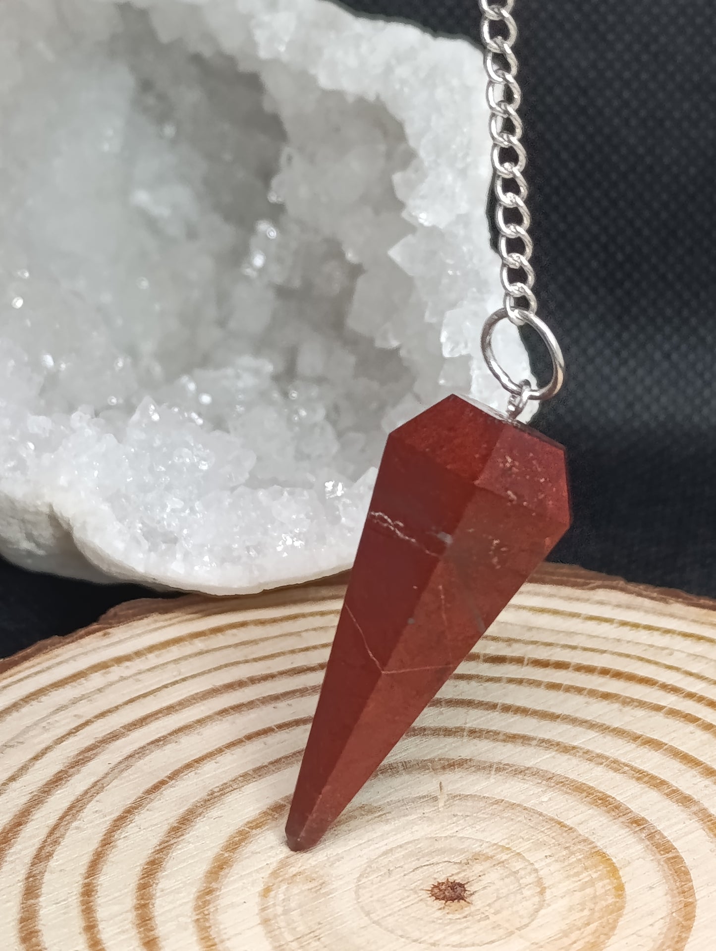 Pendule Jaspe rouge