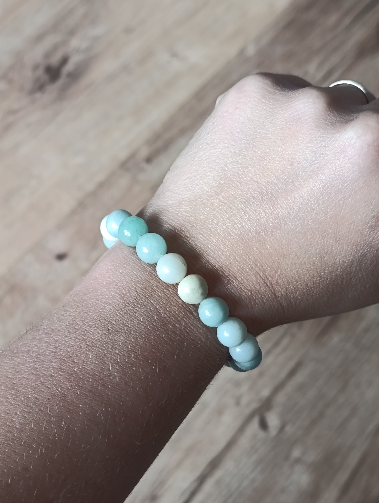 Bracelet boule Amazonite Chine 10mm