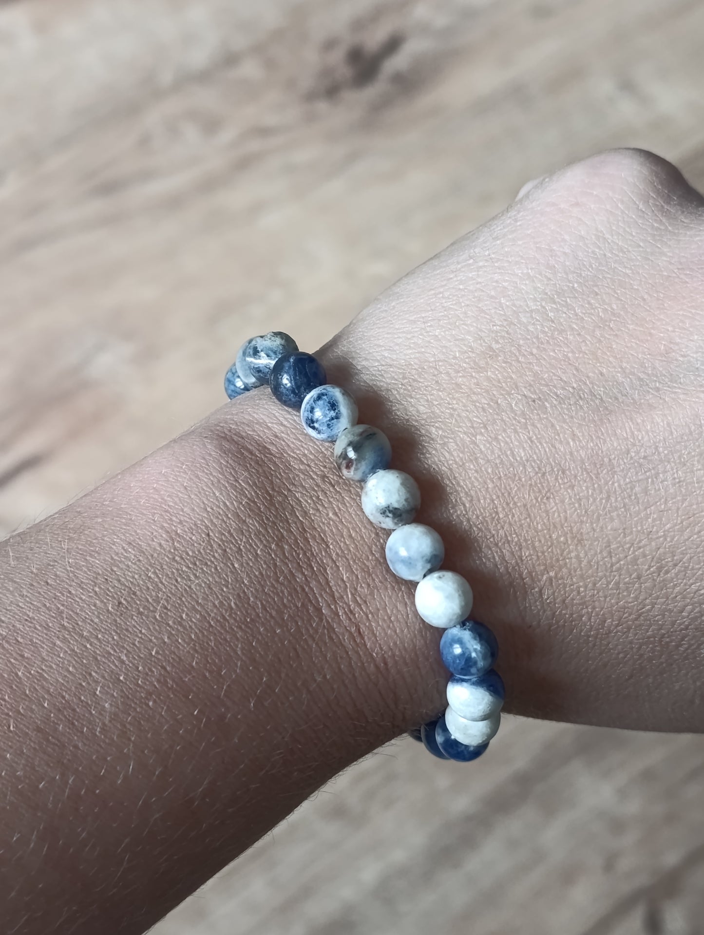 Bracelet boule Sodalite 8mm