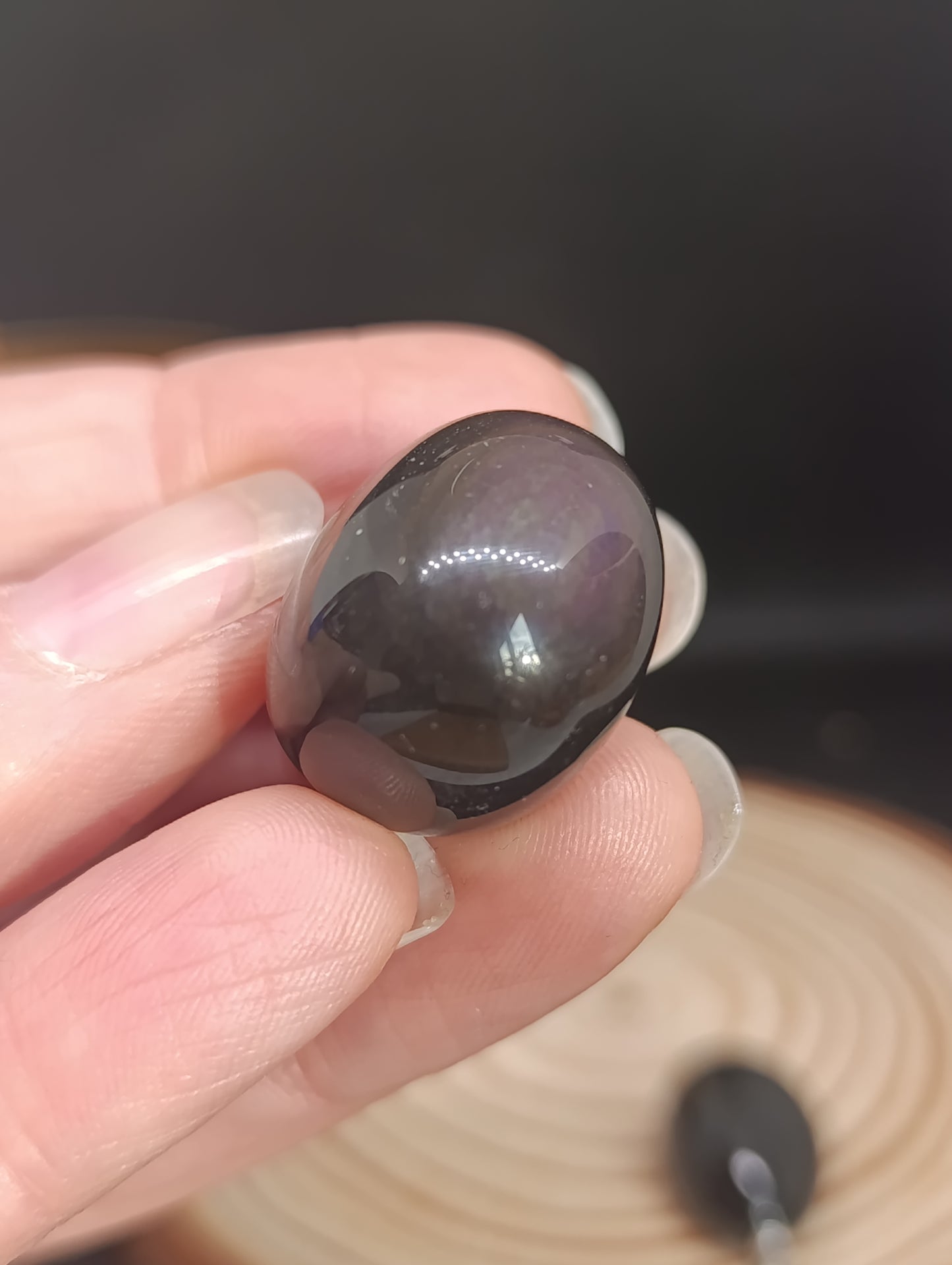 Pendentif Obsidienne œil céleste - Qualité AA