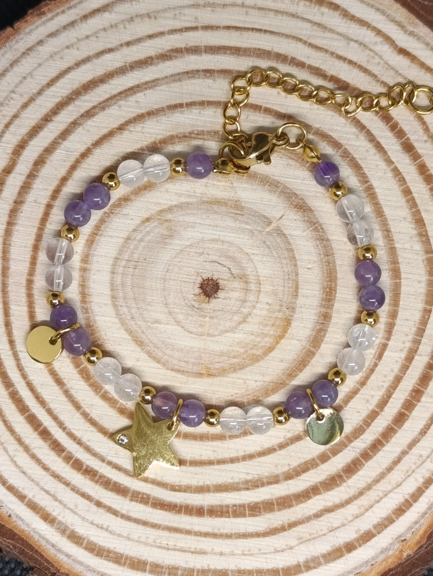 Bracelet breloque étoilé
