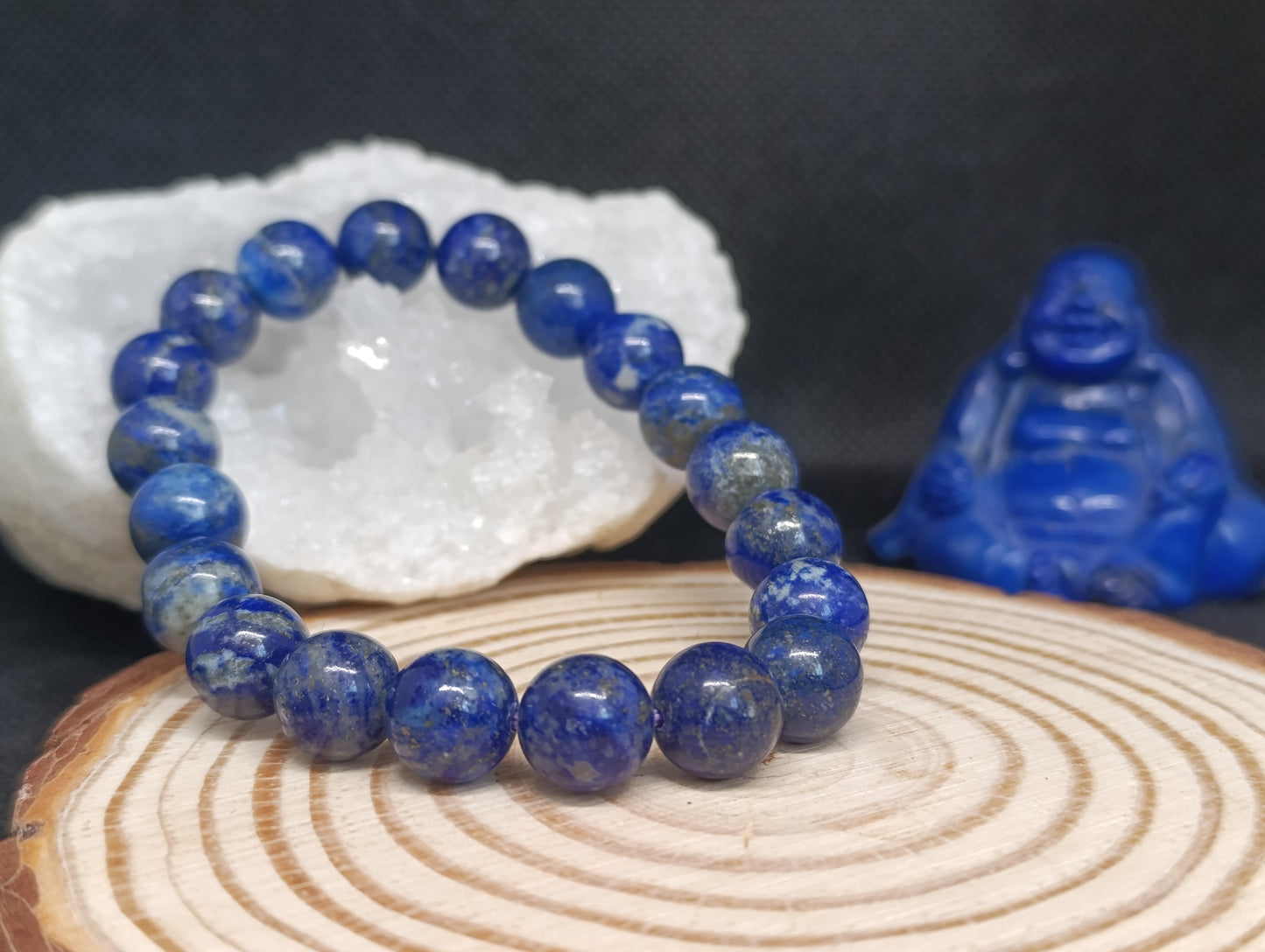 Bracelet boule Lapis-Lazuli 10mm
