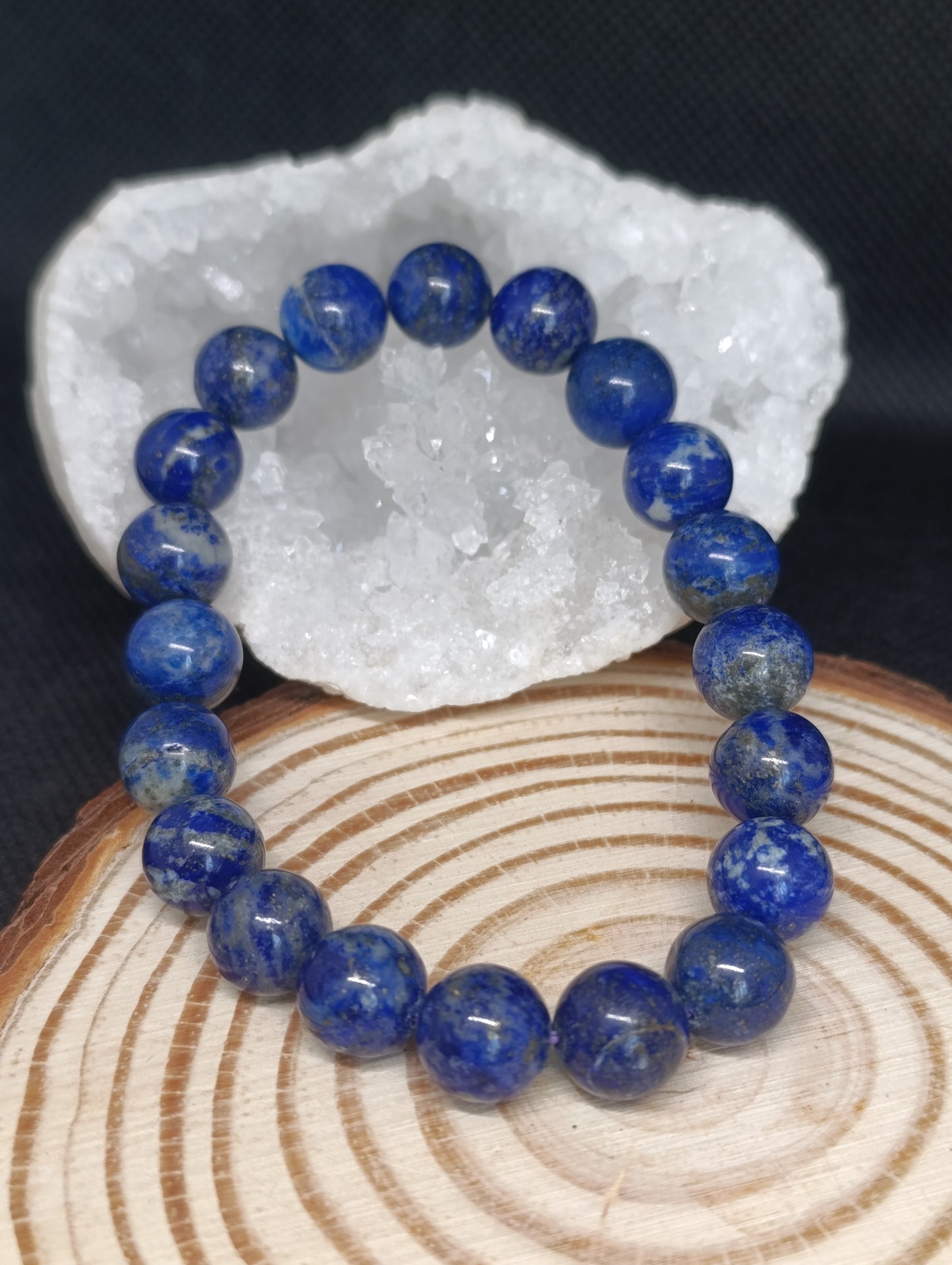 Bracelet boule Lapis-Lazuli 10mm