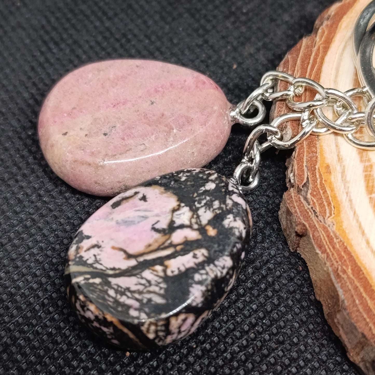Porte clef pierre naturelle