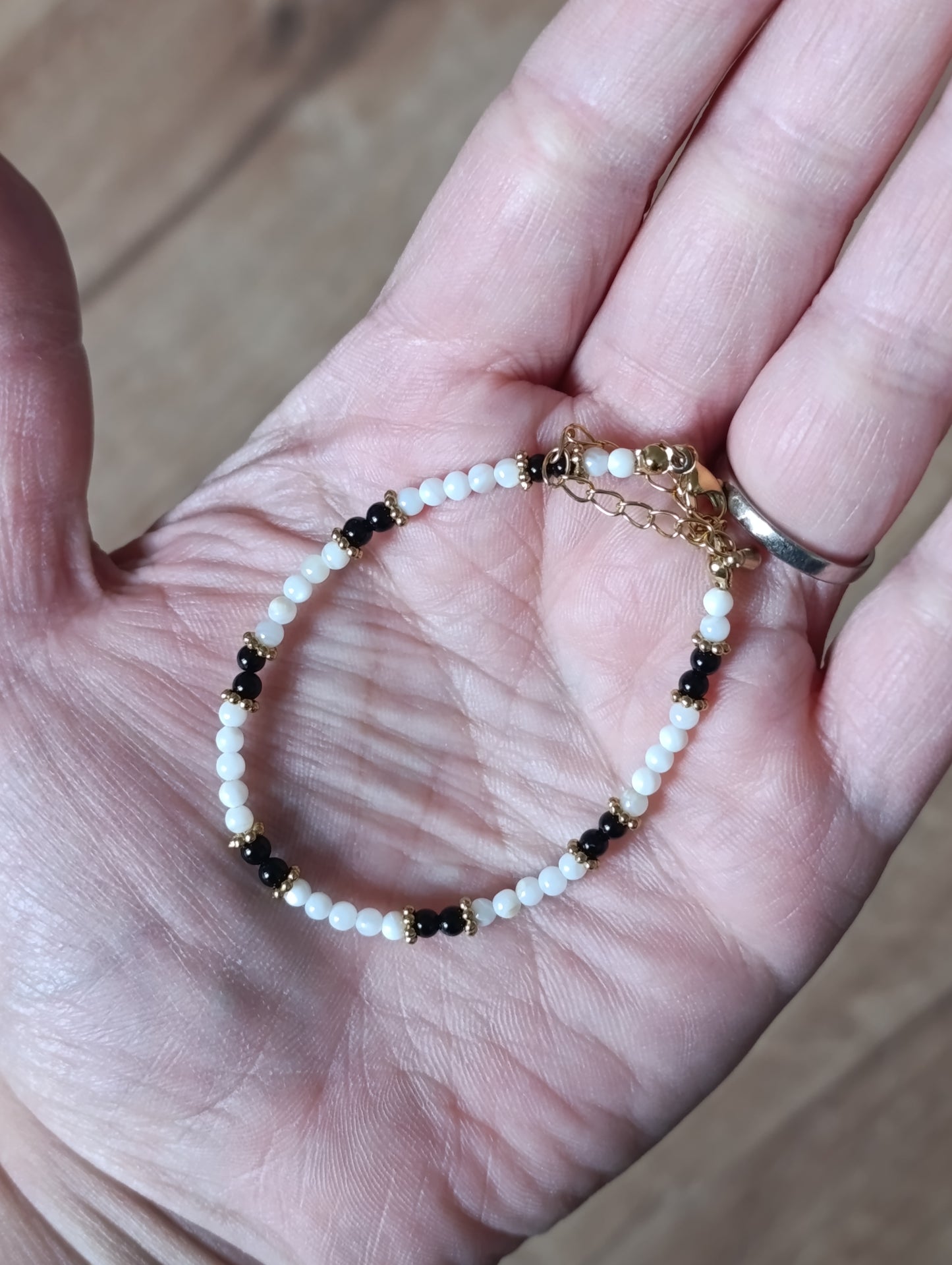 Bracelet Nacre & Pierre naturelle qualité AA
