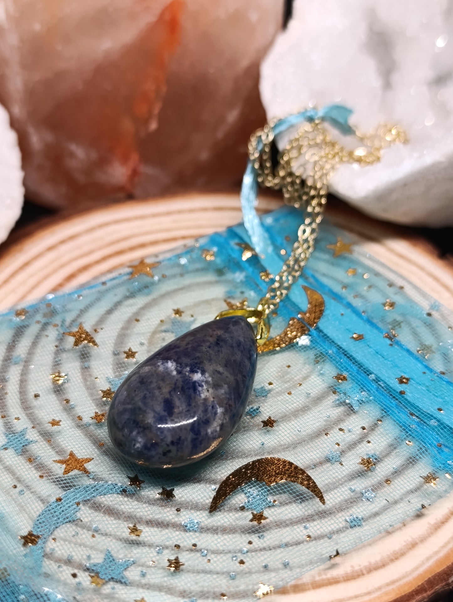 Collier goutte ronde - Chaine 60cm