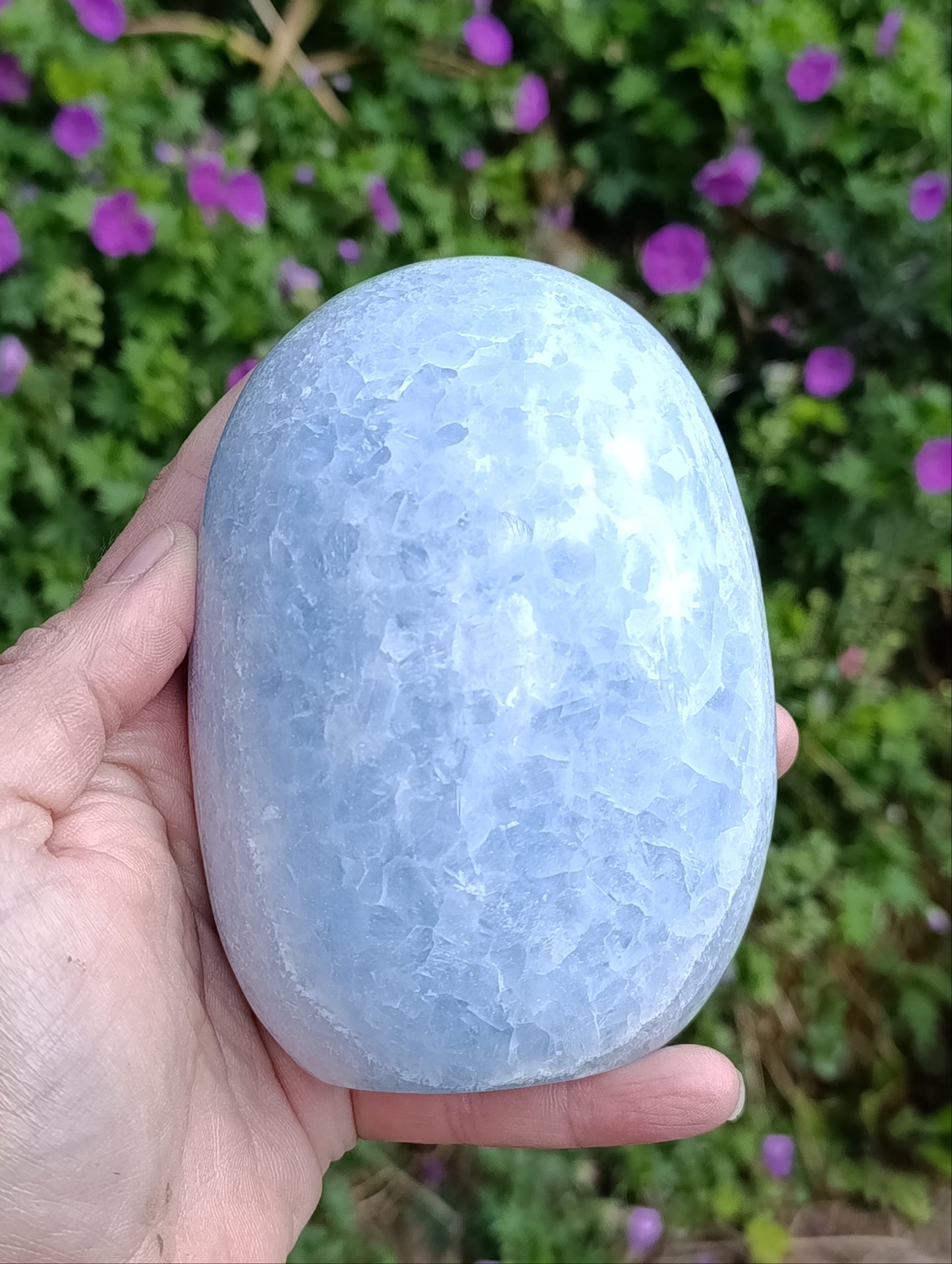 Forme libre Calcite bleue - 814gr
