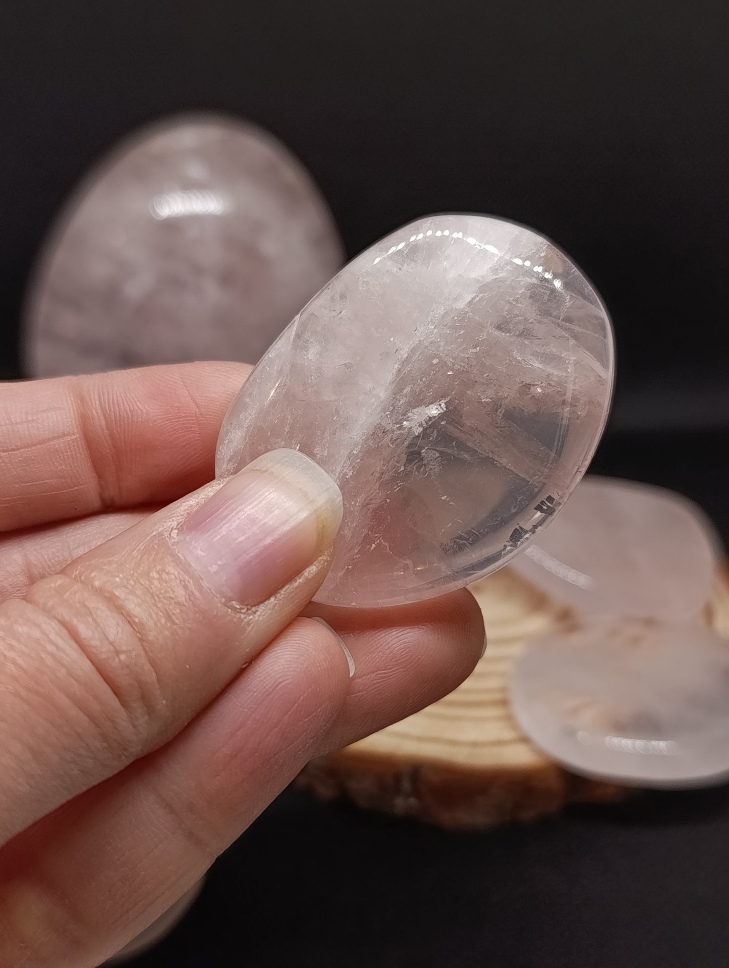 Pierre plate Quartz rose - Qualité AA