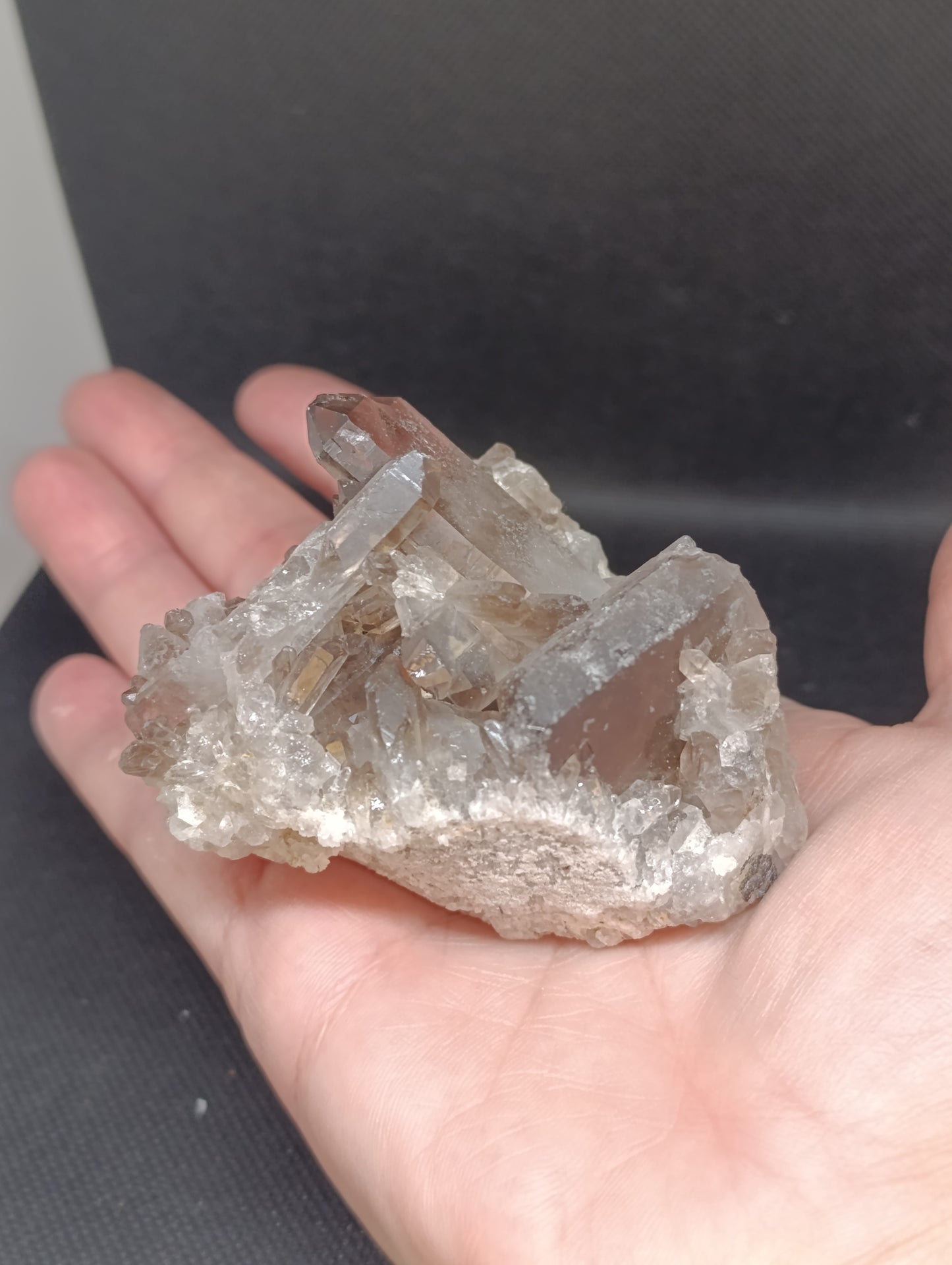 Druse quartz fumé - 220gr
