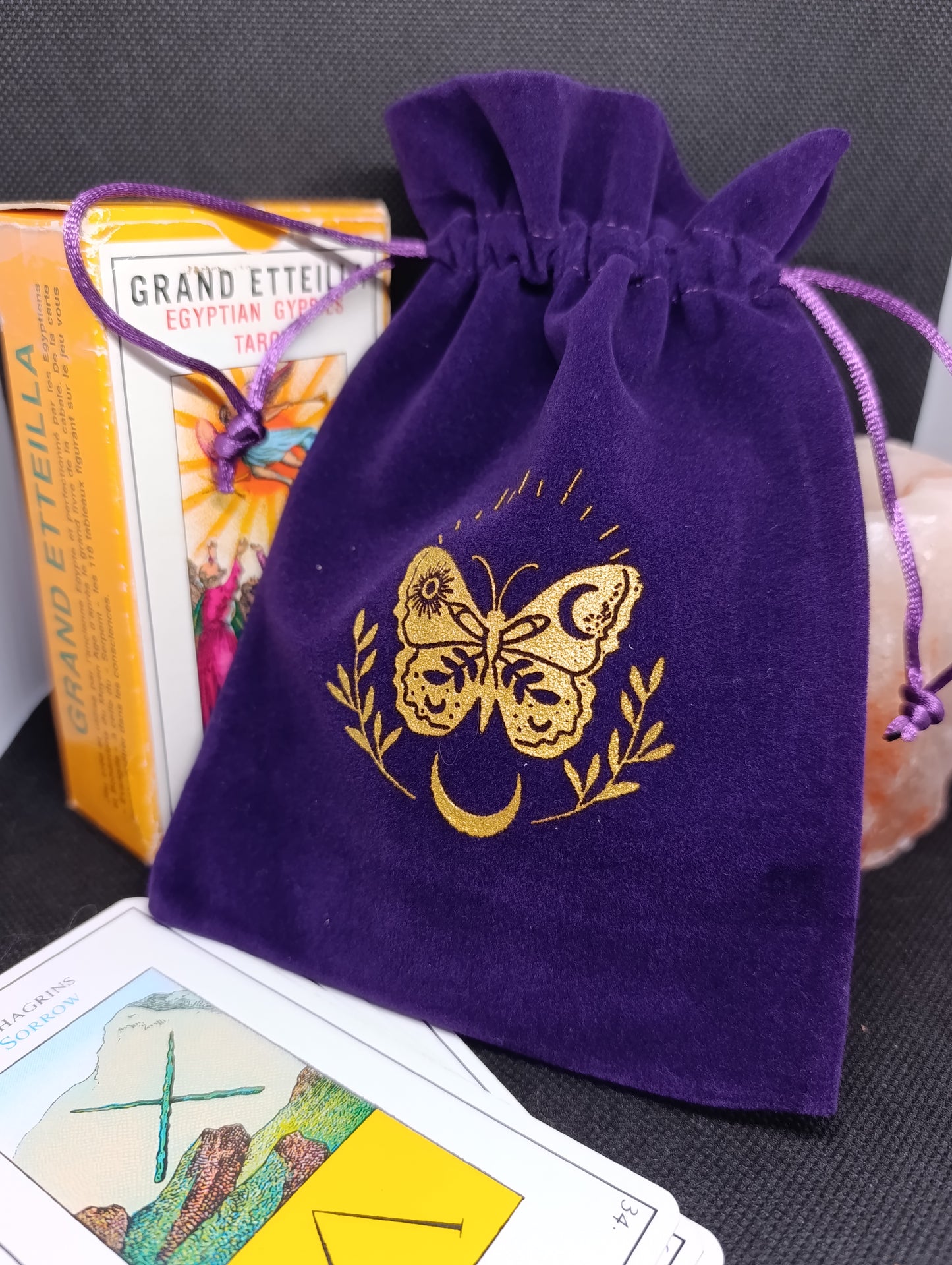 Pochette de rangement en velours