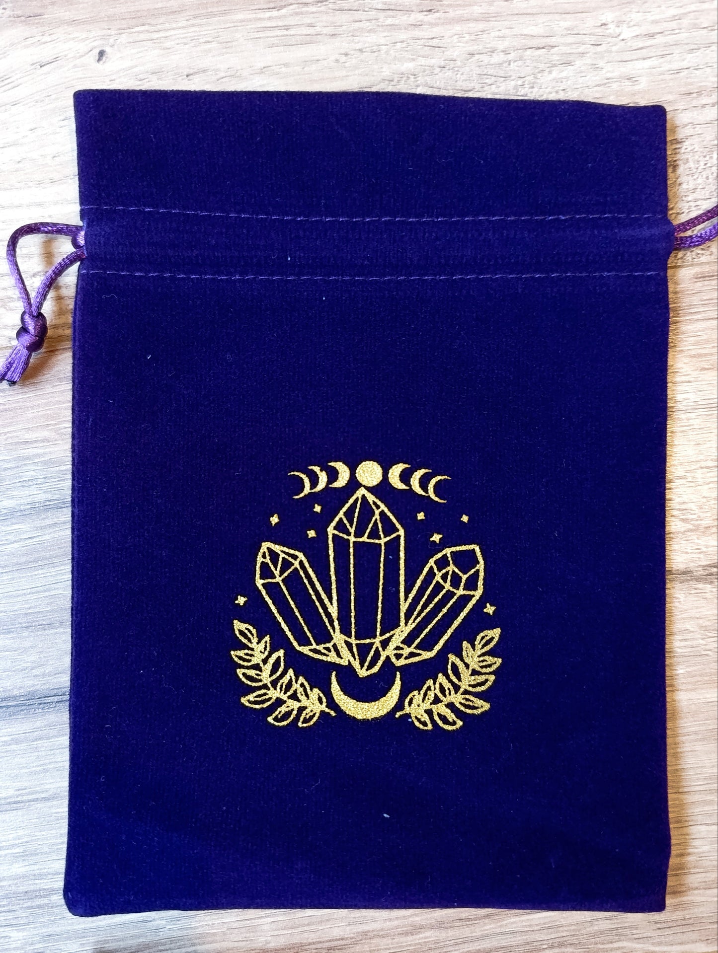 Pochette de rangement en velours